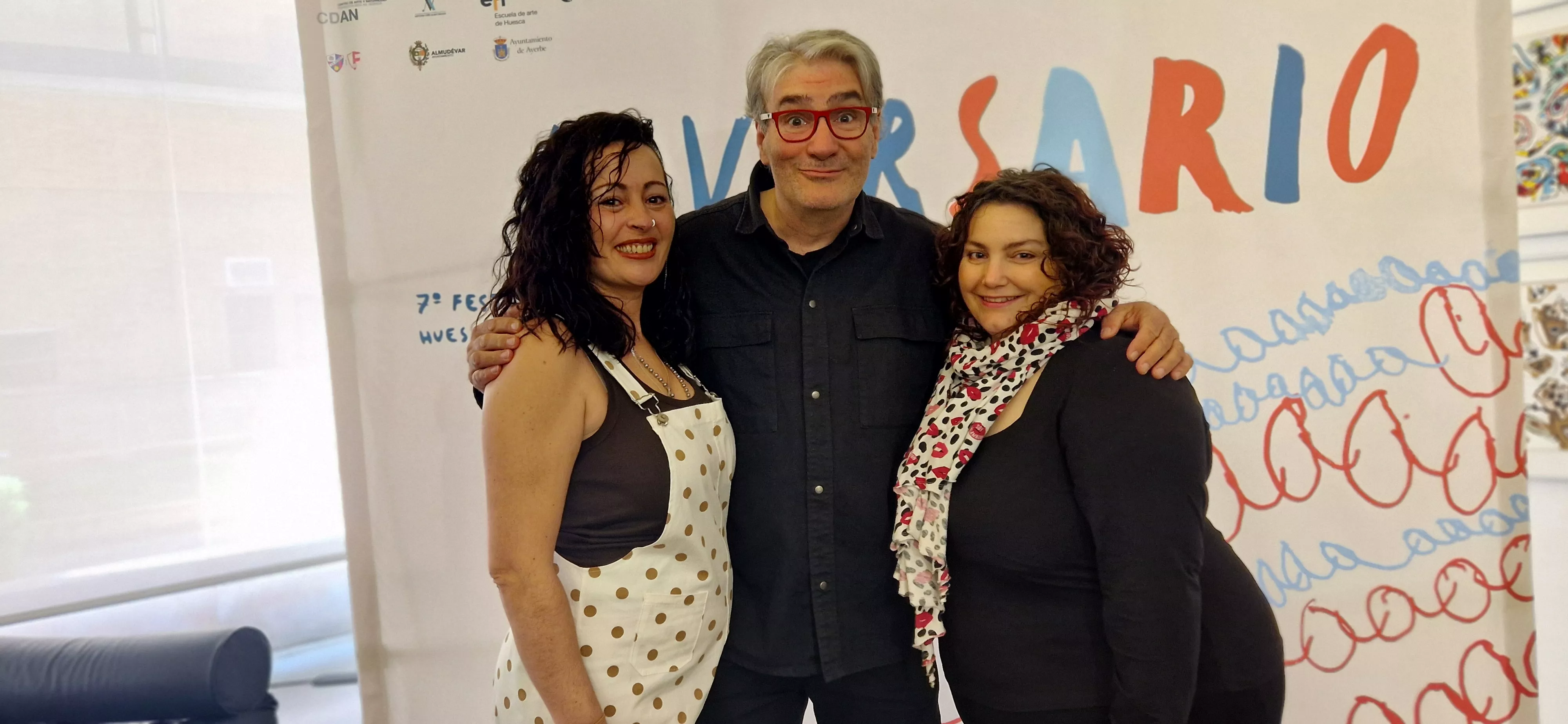 Alexia Ocarino, Kike Lera y Lía Pérez. Foto Myriam Martínez