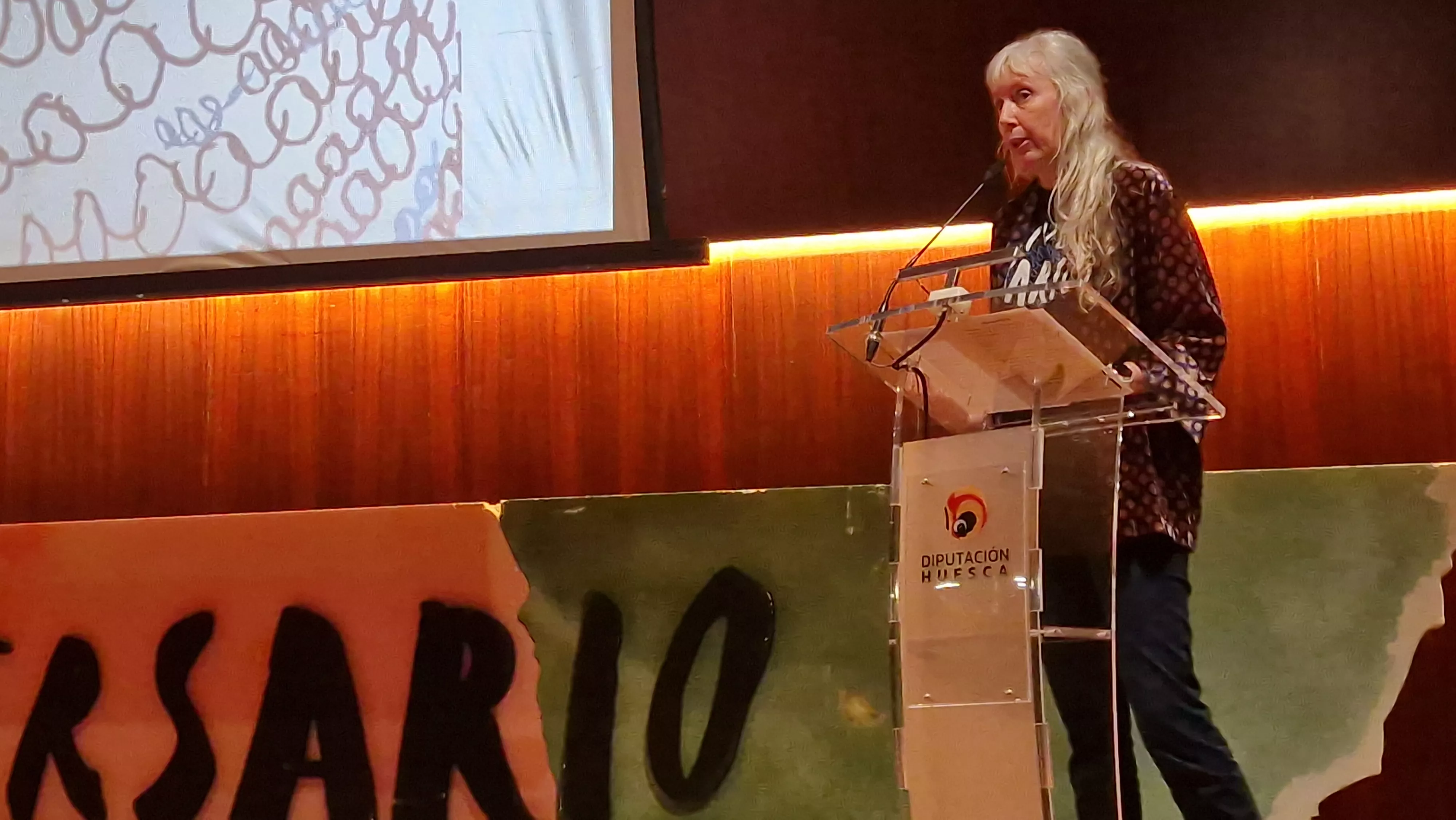 Marta Peña, en la inauguración de Diversario 2026. Foto Myriam Martínez