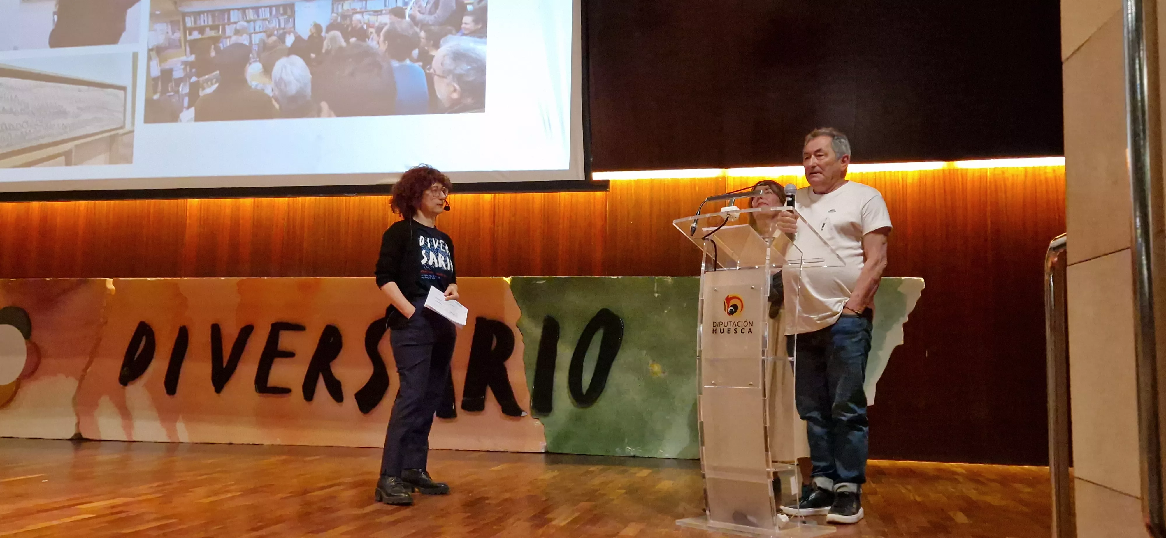 Elena Gómez, Ana Mora y Eduardo Cajal. Foto Myriam Martínez