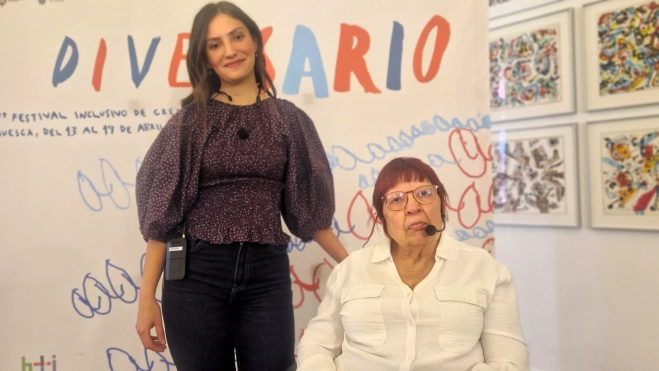 Paula Viñuales y Concha Lisa. Foto Myriam Martínez