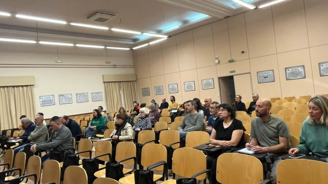 Asistentes a la charla sobre biogás y biometano. Foto Mercedes Manterola