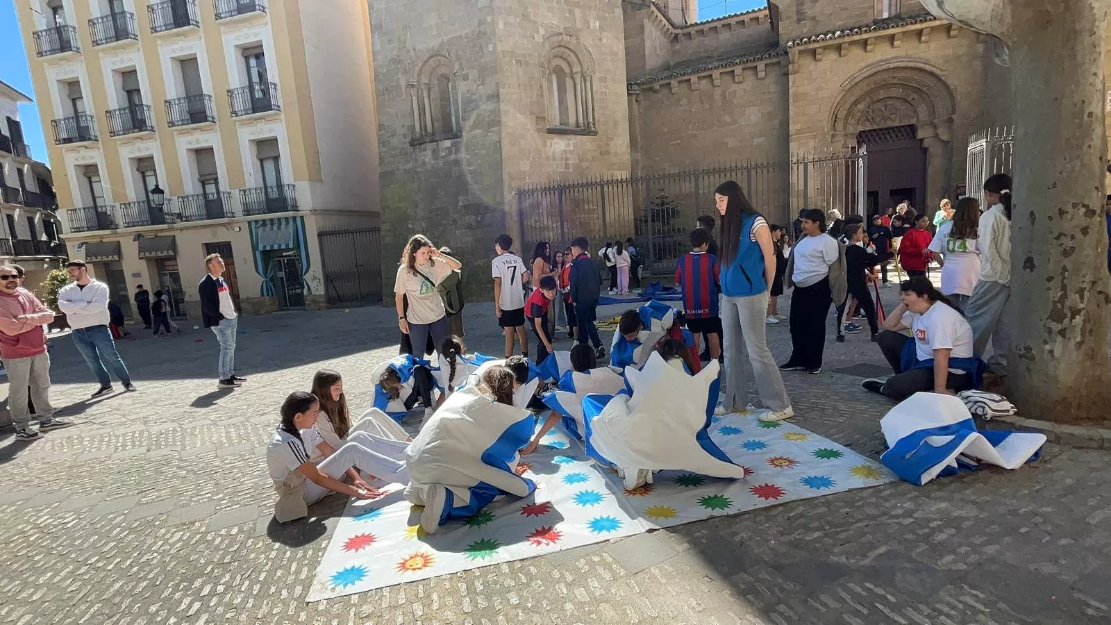 Celebración en Huesca del Día del Juego en la Calle. Foto Mercedes Manterola