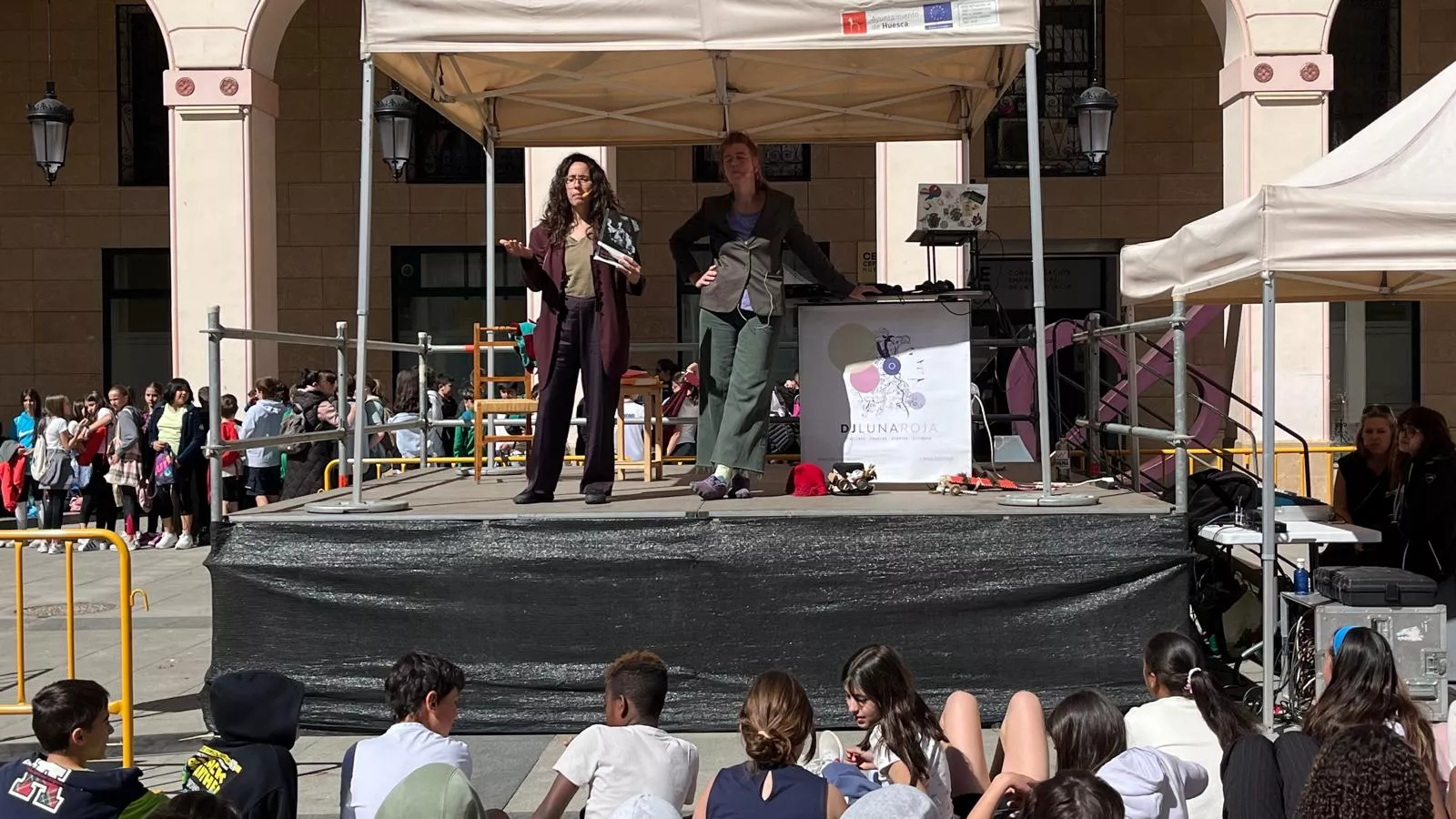 Celebración en Huesca del Día del Juego en la Calle. Foto Mercedes Manterola