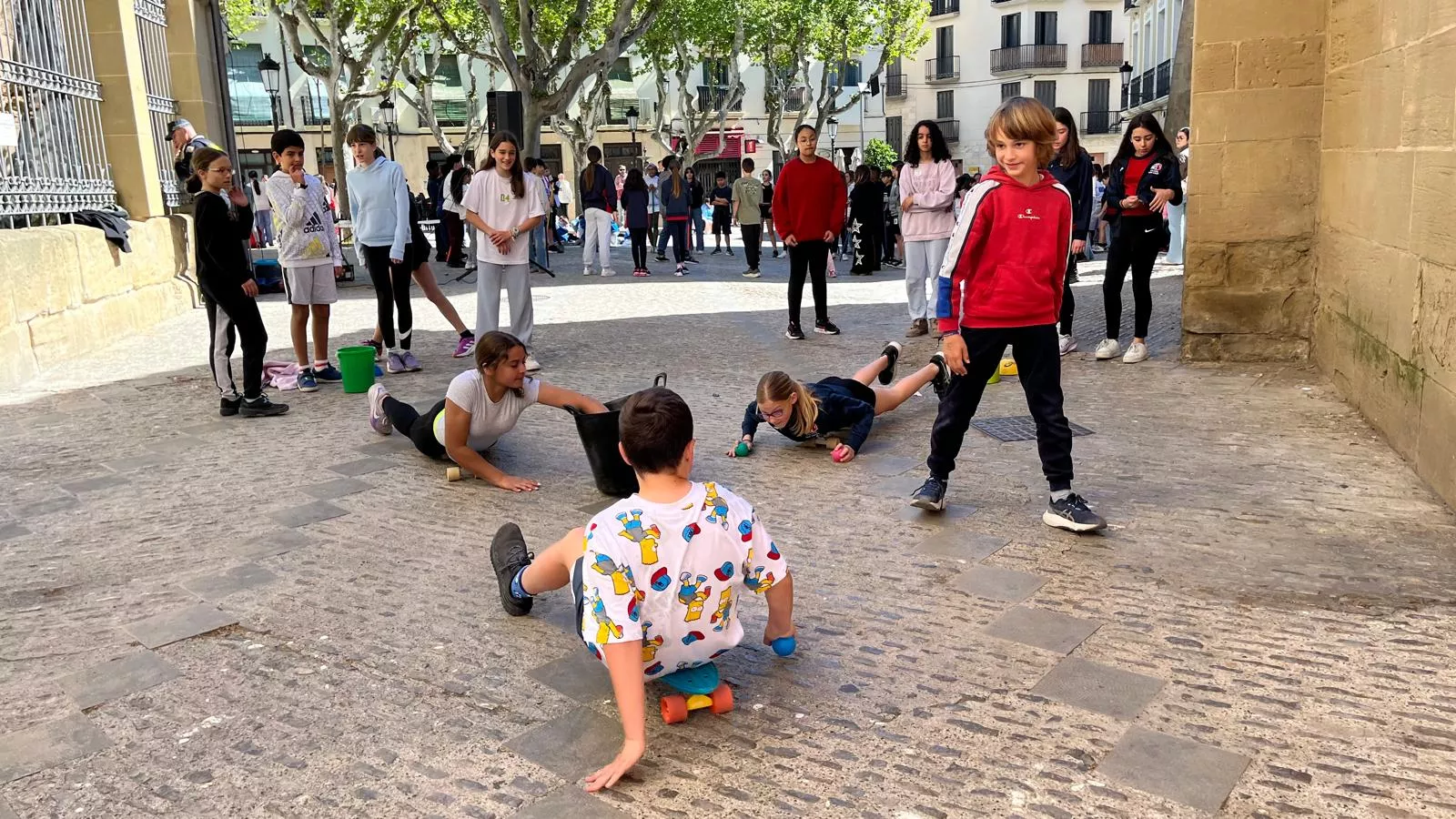 Celebración en Huesca del Día del Juego en la Calle. Foto Mercedes Manterola