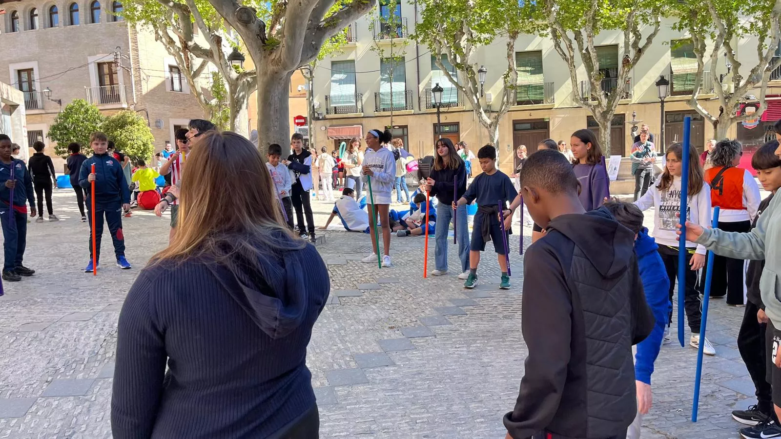 Celebración en Huesca del Día del Juego en la Calle. Foto Mercedes Manterola