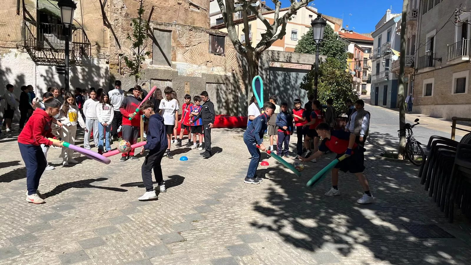 Celebración en Huesca del Día del Juego en la Calle. Foto Mercedes Manterola