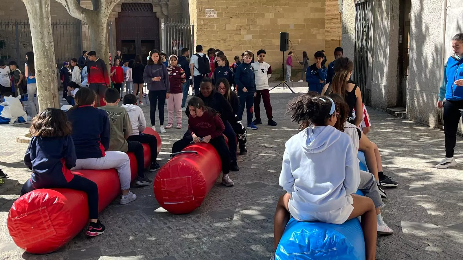 Celebración en Huesca del Día del Juego en la Calle. Foto Mercedes Manterola