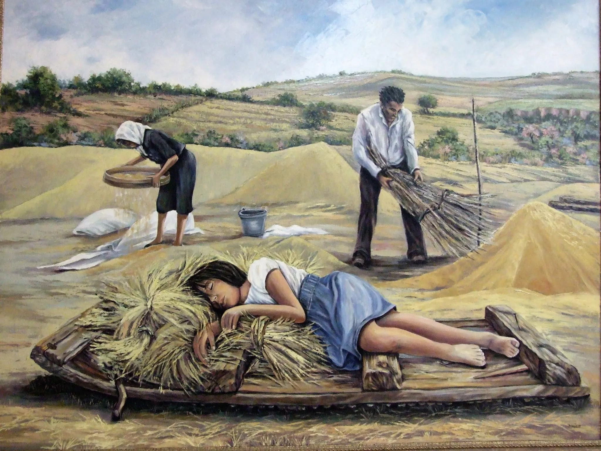 Homenaje a Chonín Laplana en la Escuela de Arte y parte de su producción pictórica