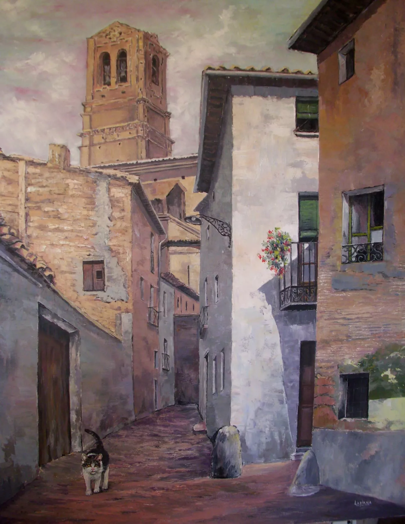 Homenaje a Chonín Laplana en la Escuela de Arte y parte de su producción pictórica