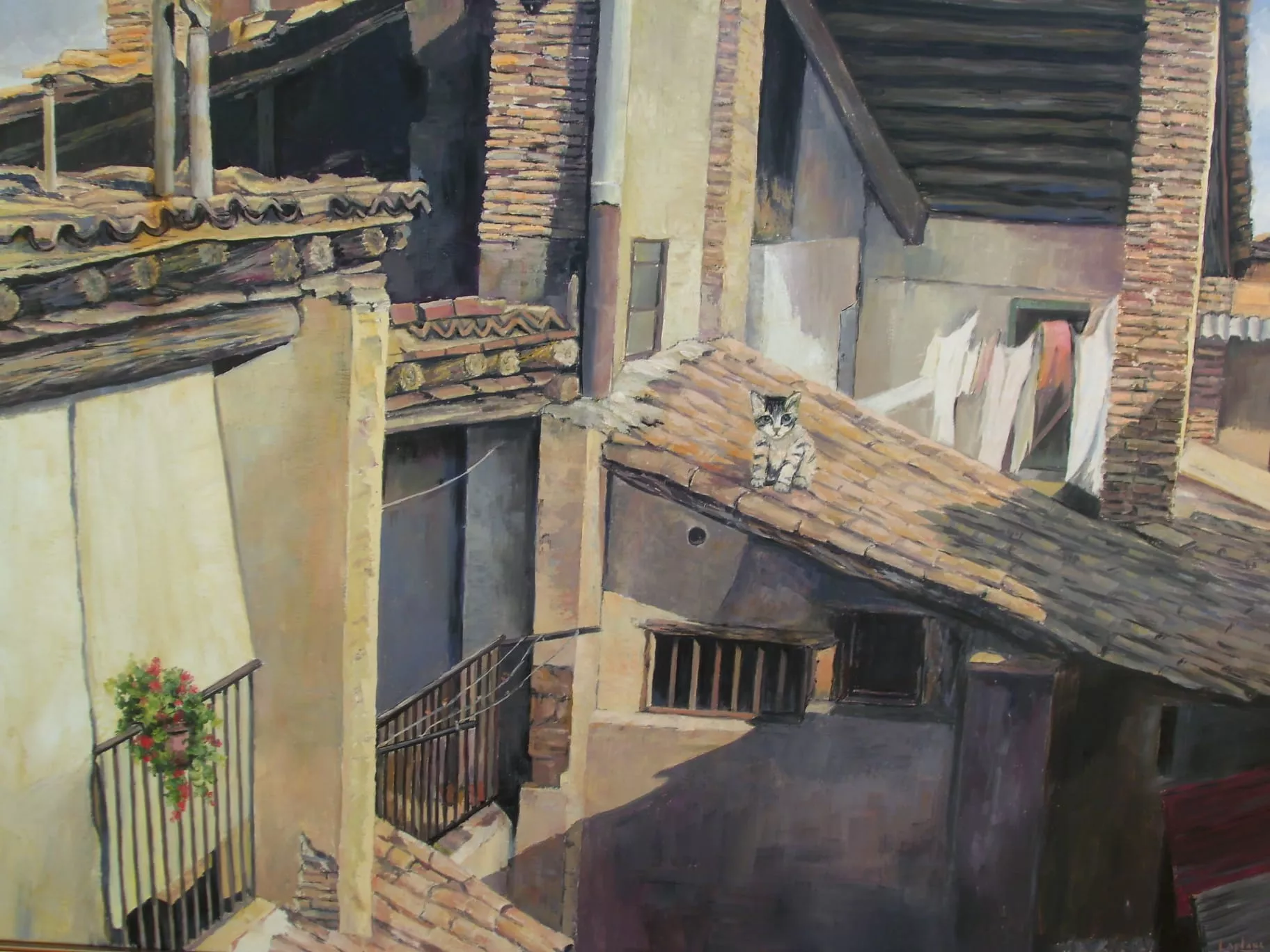 Homenaje a Chonín Laplana en la Escuela de Arte y parte de su producción pictórica