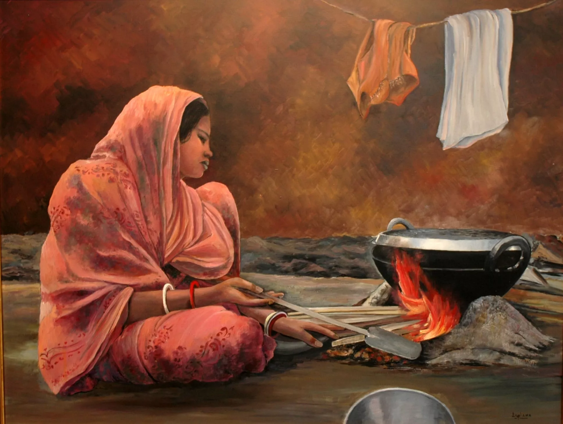 Homenaje a Chonín Laplana en la Escuela de Arte y parte de su producción pictórica