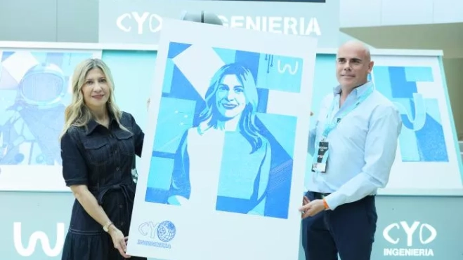 Un retrato de Mar Vaquero diseñado por un robot en The Wave Un retrato de Mar Vaquero diseñado por un robot en The Wave