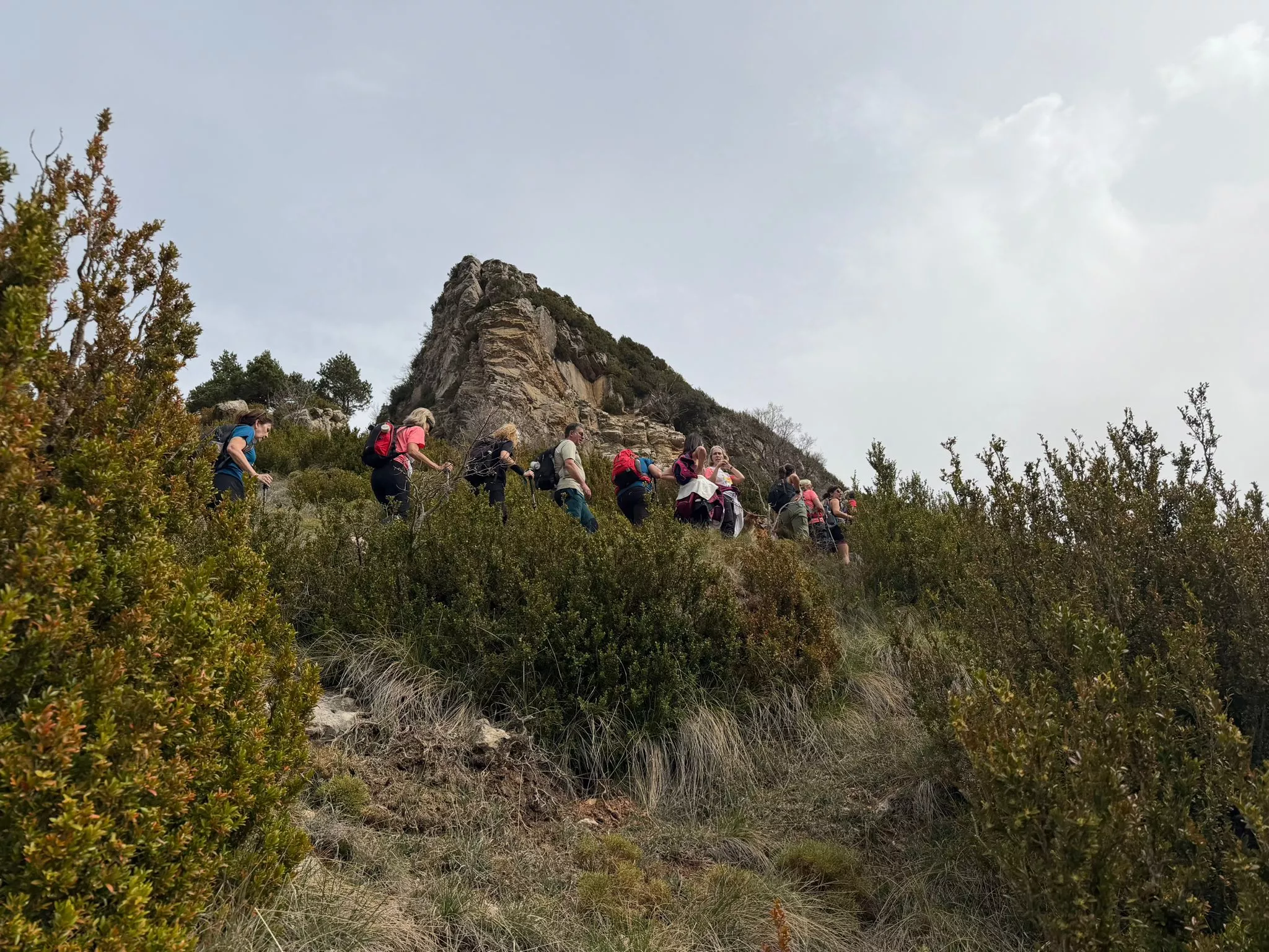 Tercero de los 12 Retos 12 Cimas de los Javieres. Foto Javieres