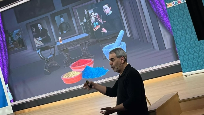 Sofonisba contó con su propio estudio. Mercedes Manterola