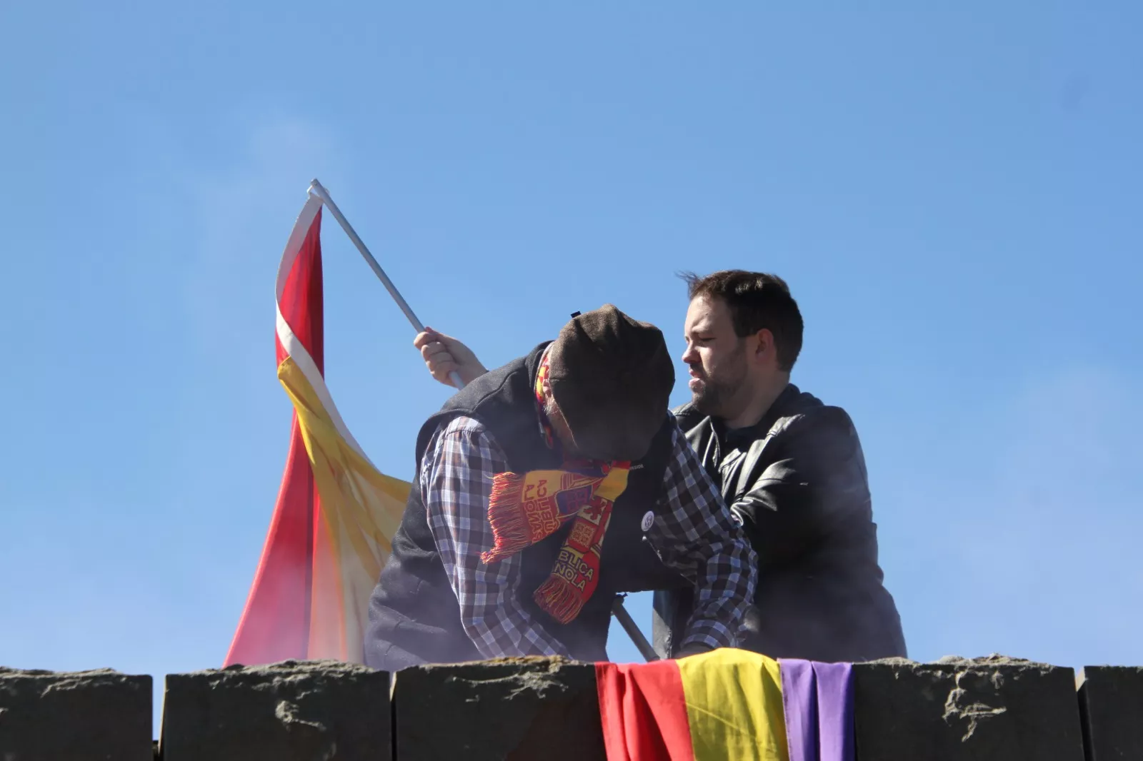 Actos celebrados por el CRMAHU el 14 de abril. Foto Carlos Neofato