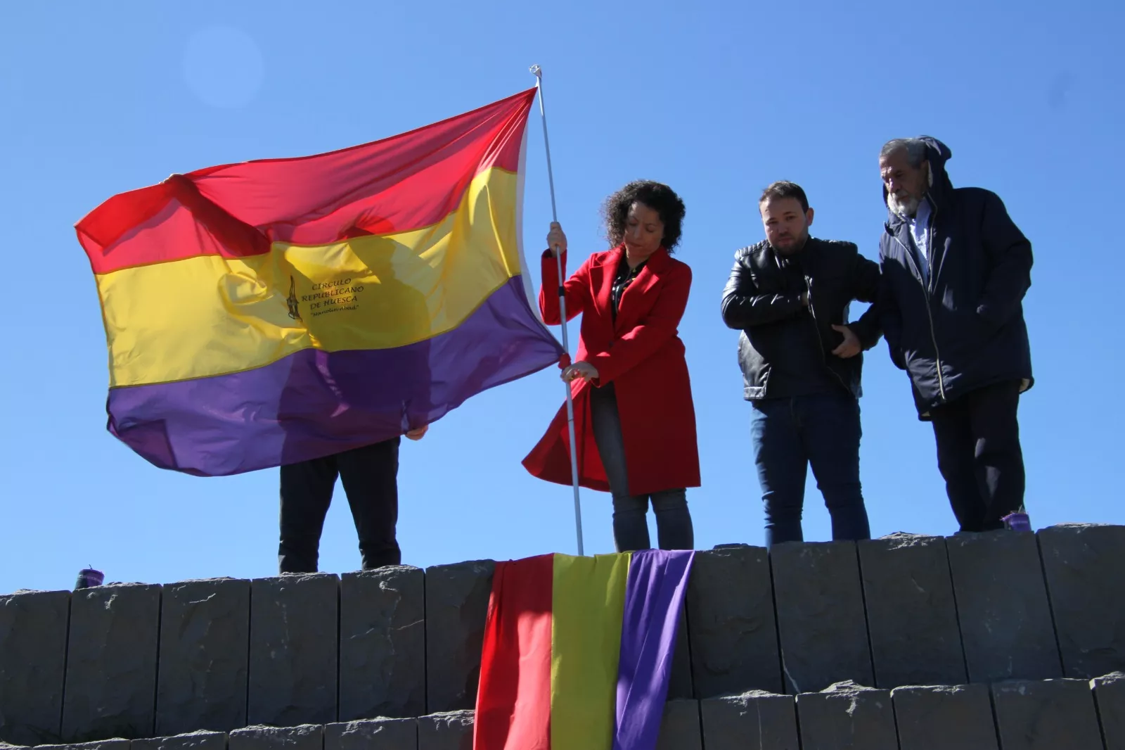 Actos celebrados por el CRMAHU el 14 de abril. Foto Carlos Neofato