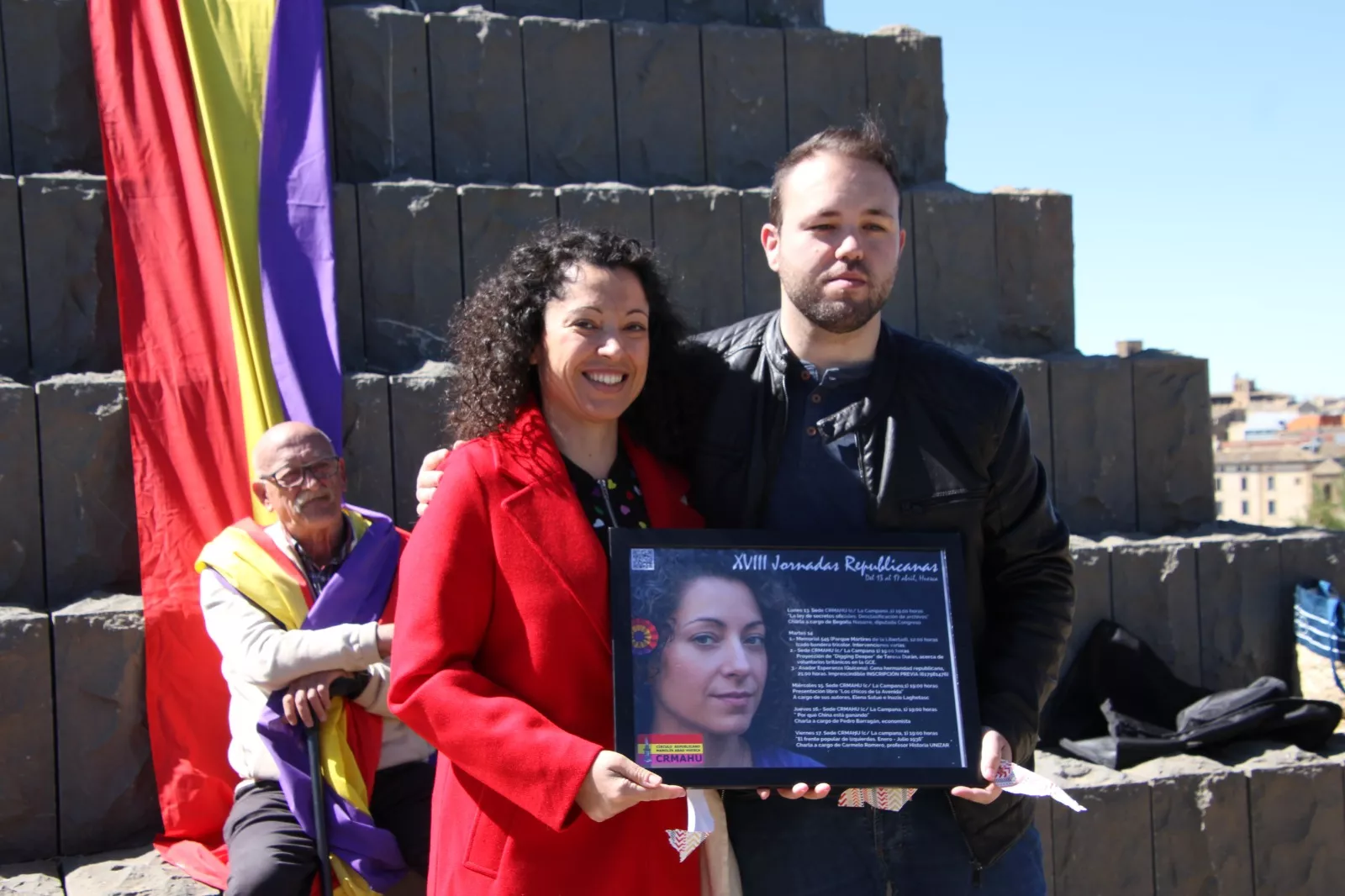 Actos celebrados por el CRMAHU el 14 de abril. Foto Carlos Neofato