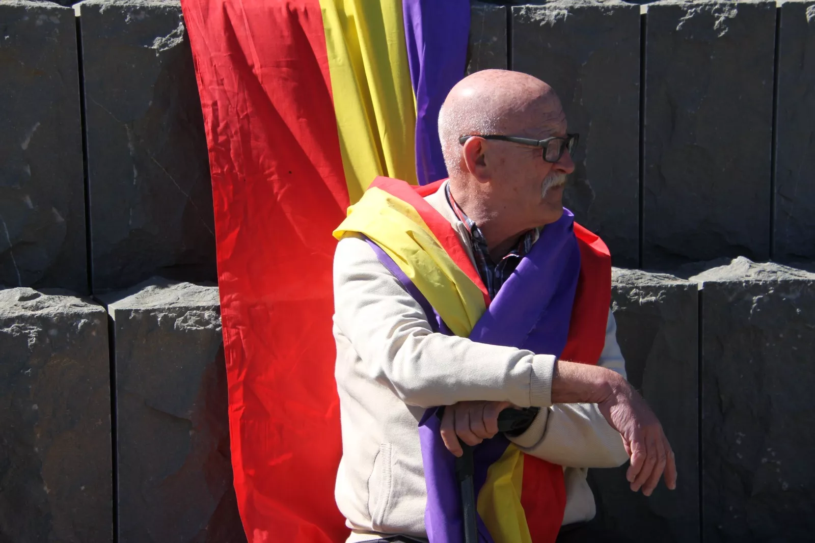 Actos celebrados por el CRMAHU el 14 de abril. Foto Carlos Neofato