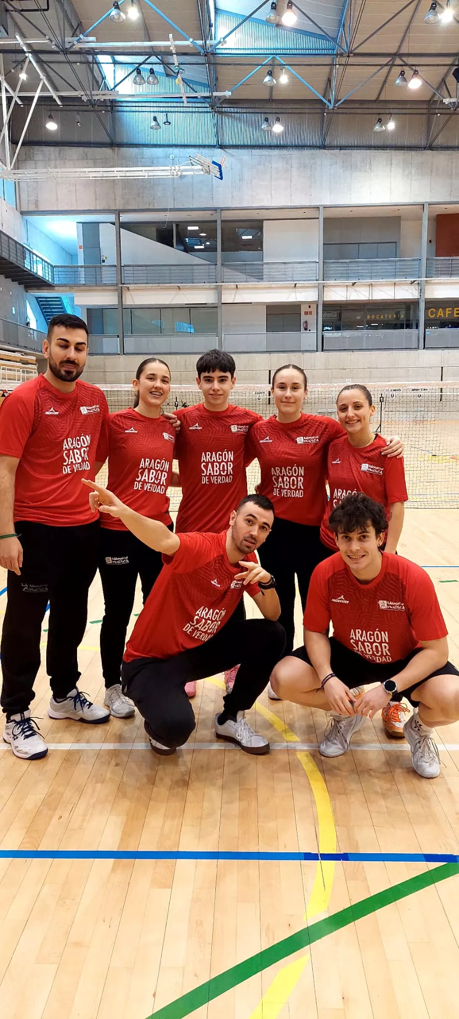 El equipo del Huesca La Magia B, en la segunda jornada.