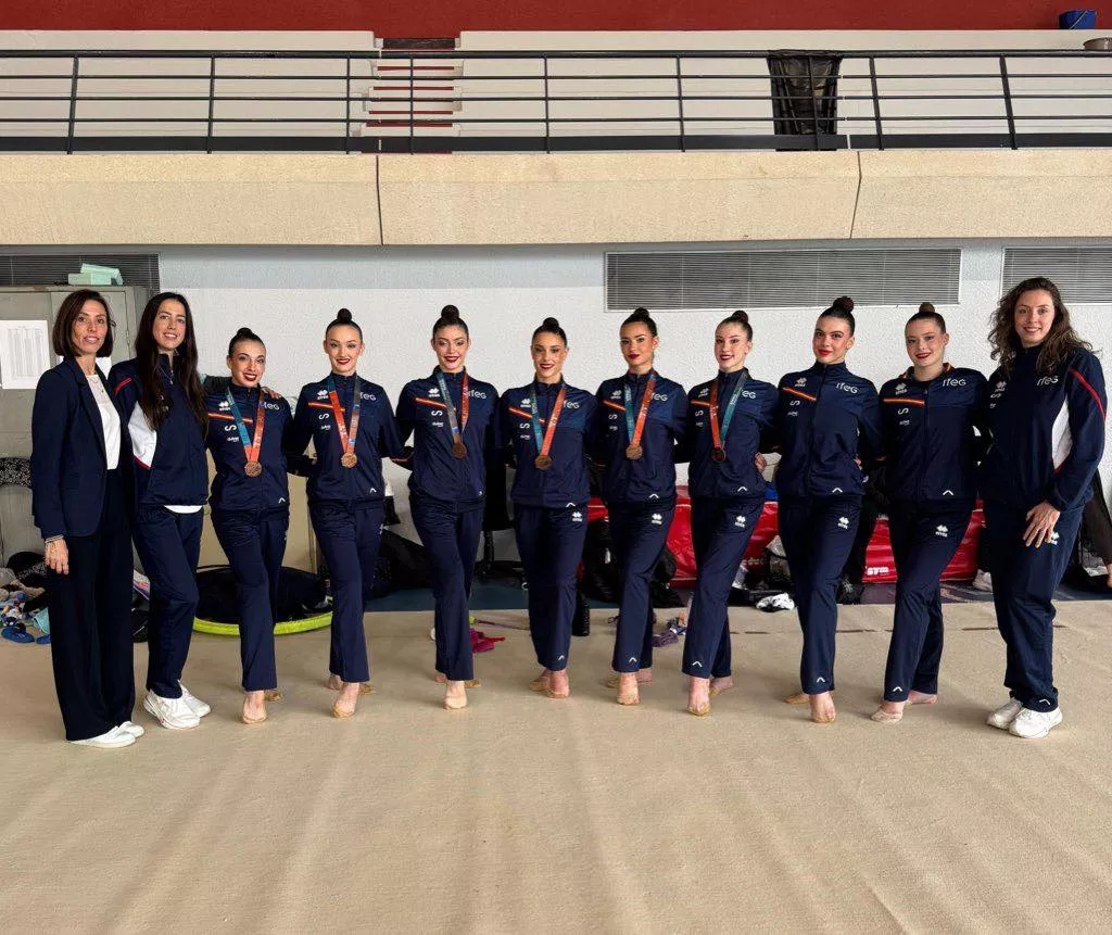 España fue bronce en Thiais con el ejercicio mixto.