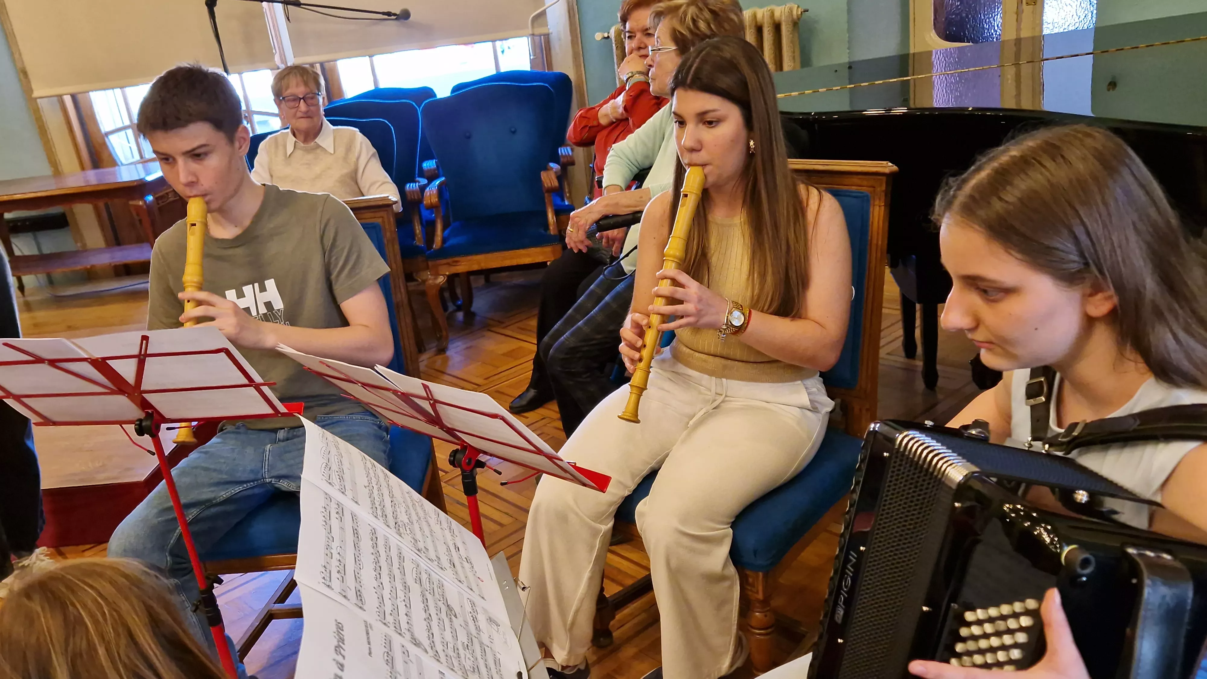 Actividad dirigida por Asapme y el Conservatorio dentro de Diversario. Foto Myriam Martínez