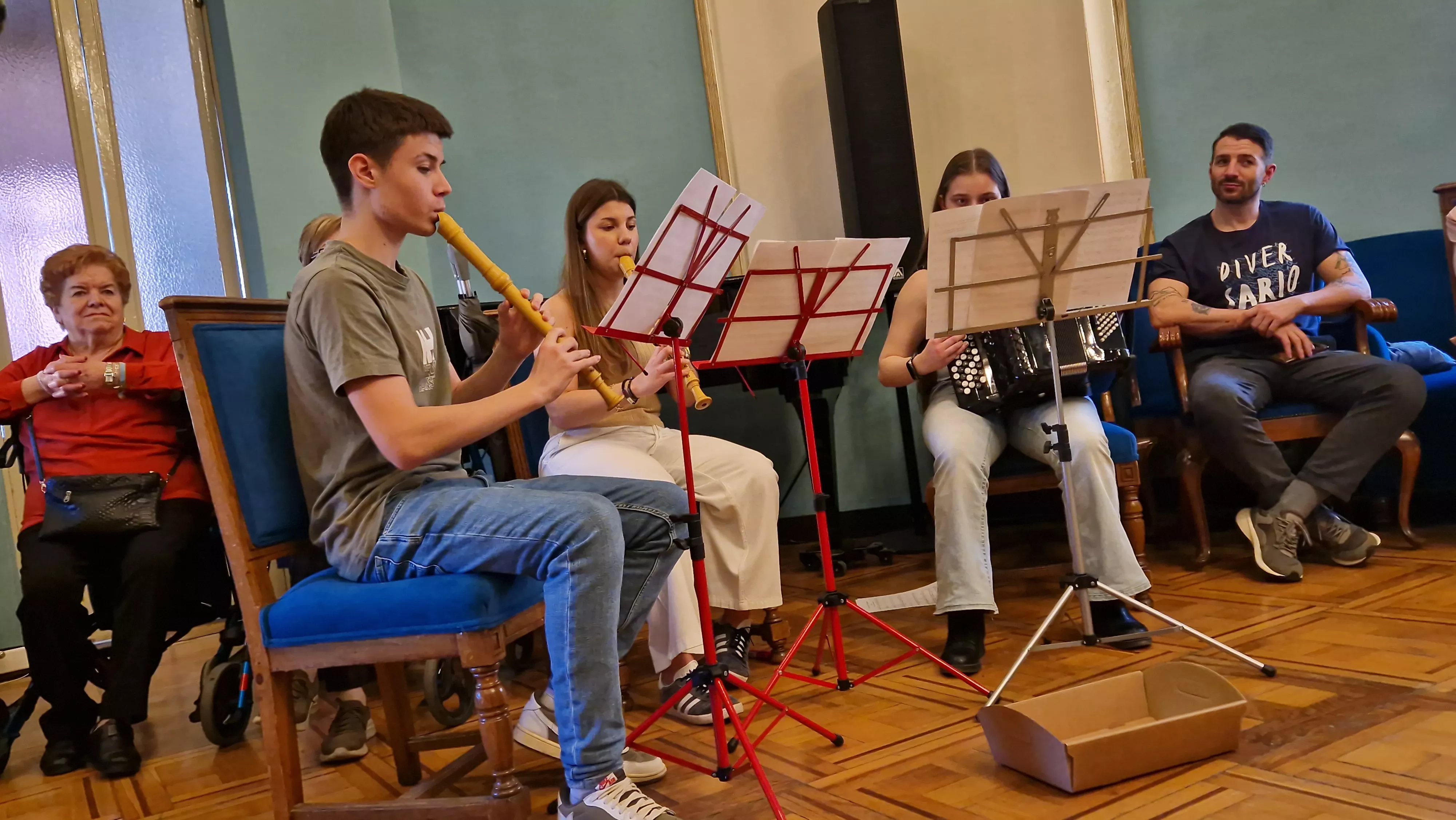 Actividad dirigida por Asapme y el Conservatorio dentro de Diversario. Foto Myriam Martínez
