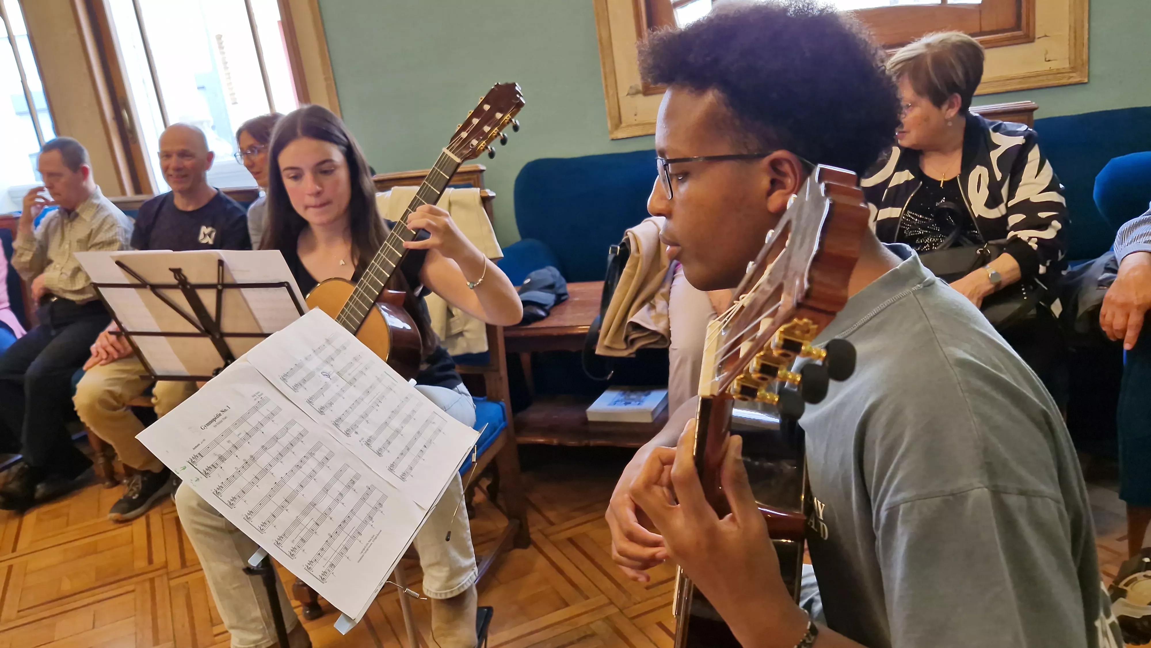 Actividad dirigida por Asapme y el Conservatorio dentro de Diversario. Foto Myriam Martínez