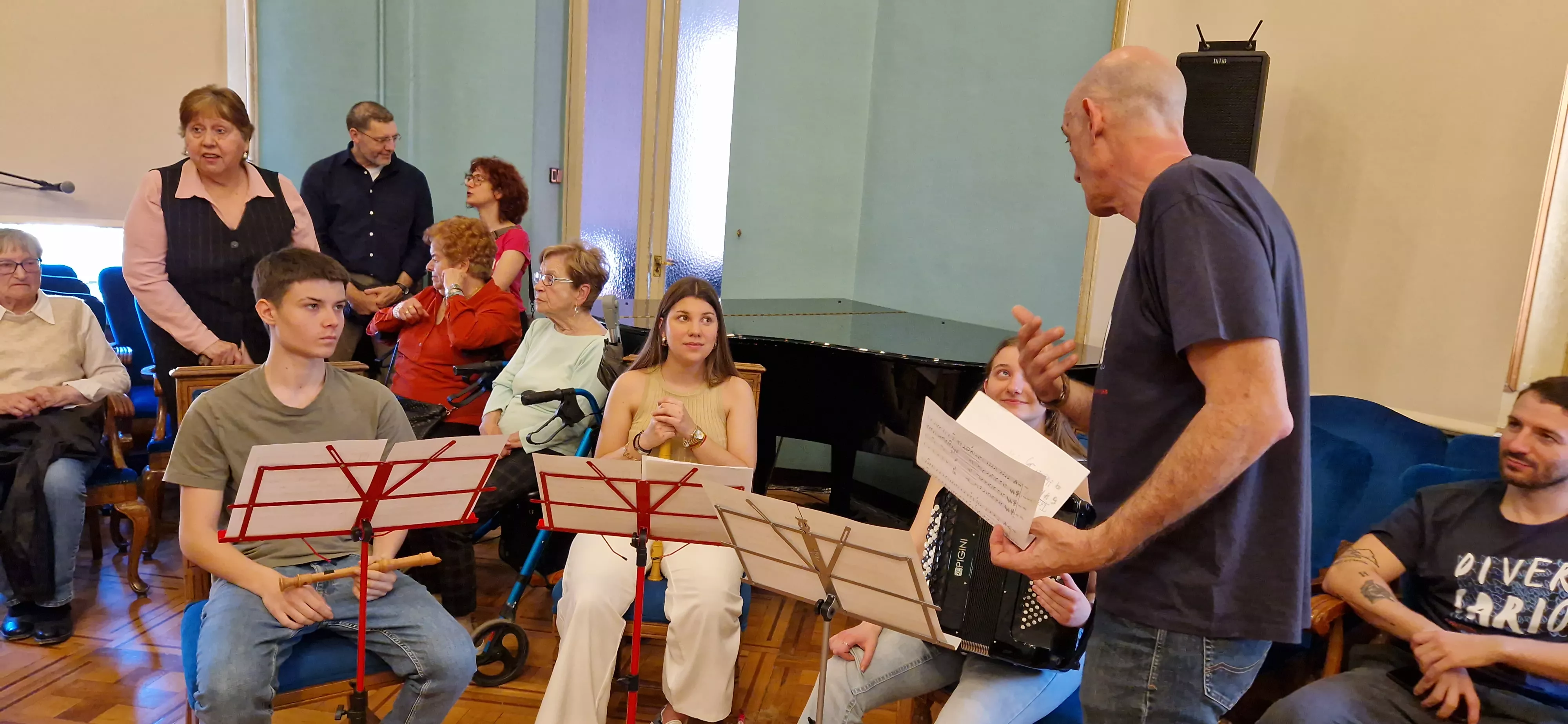 Actividad dirigida por Asapme y el Conservatorio dentro de Diversario. Foto Myriam Martínez