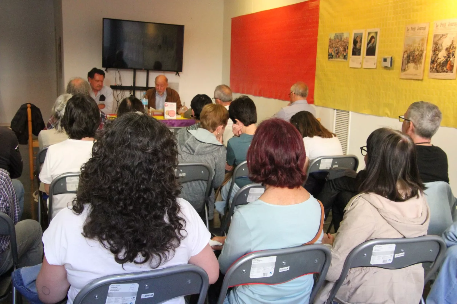 Pedro Barragán en las Jornadas Culturales del CRMAHU. Foto Carlos Neofato