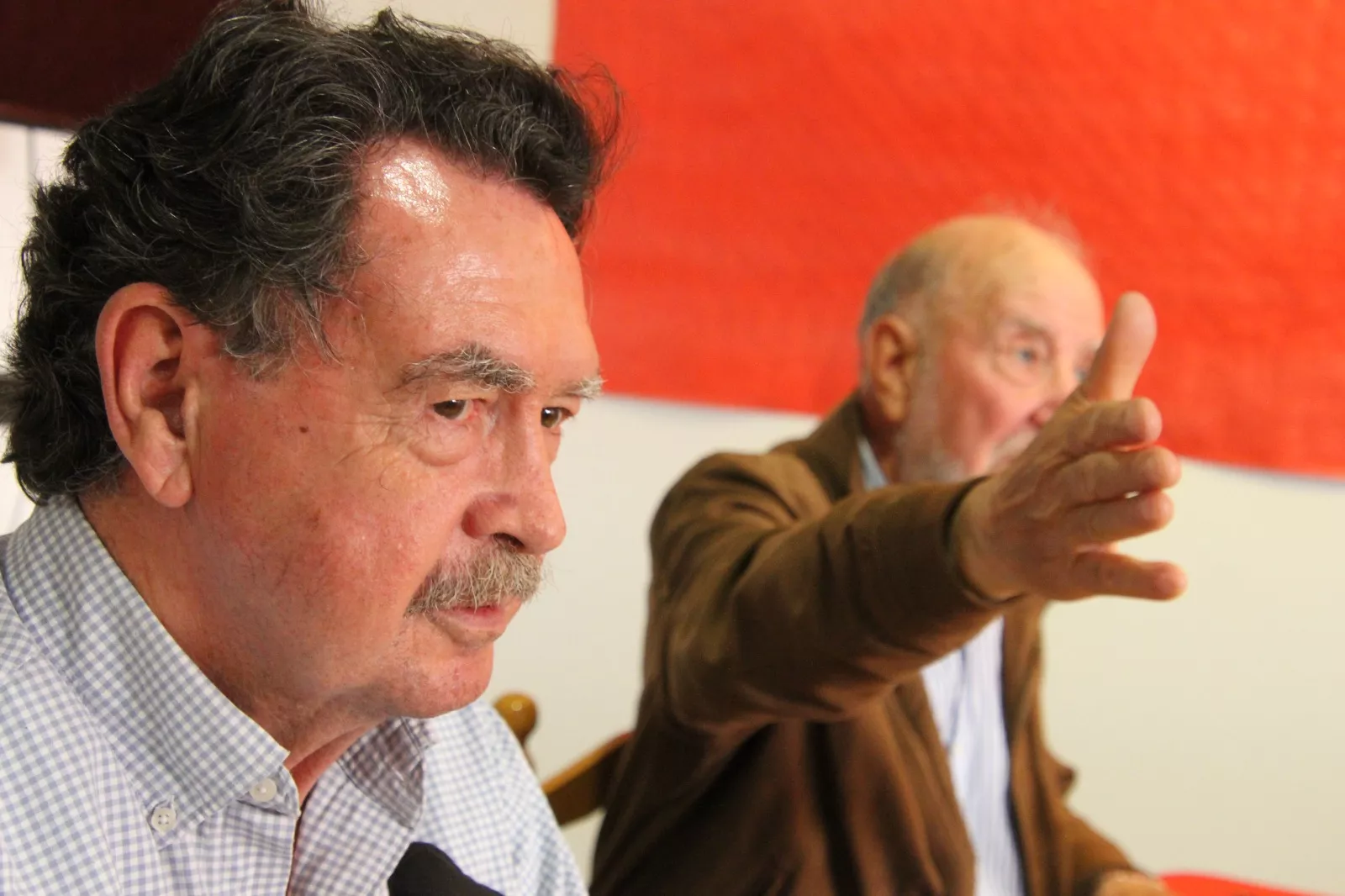 Pedro Barragán en las Jornadas Culturales del CRMAHU. Foto Carlos Neofato