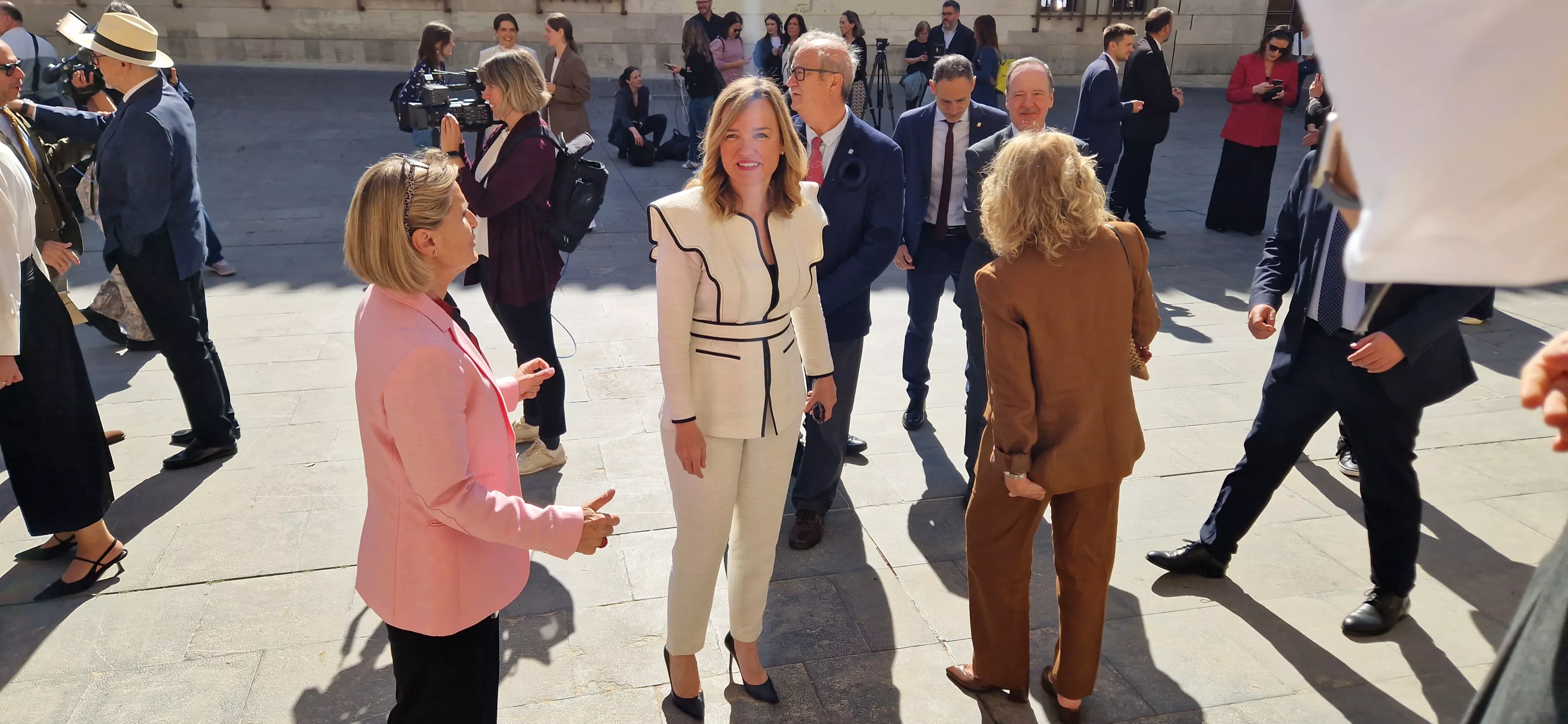 Pilar Alegría. Celebración oficial del Día de Aragón en Huesca. Foto Myriam Martínez