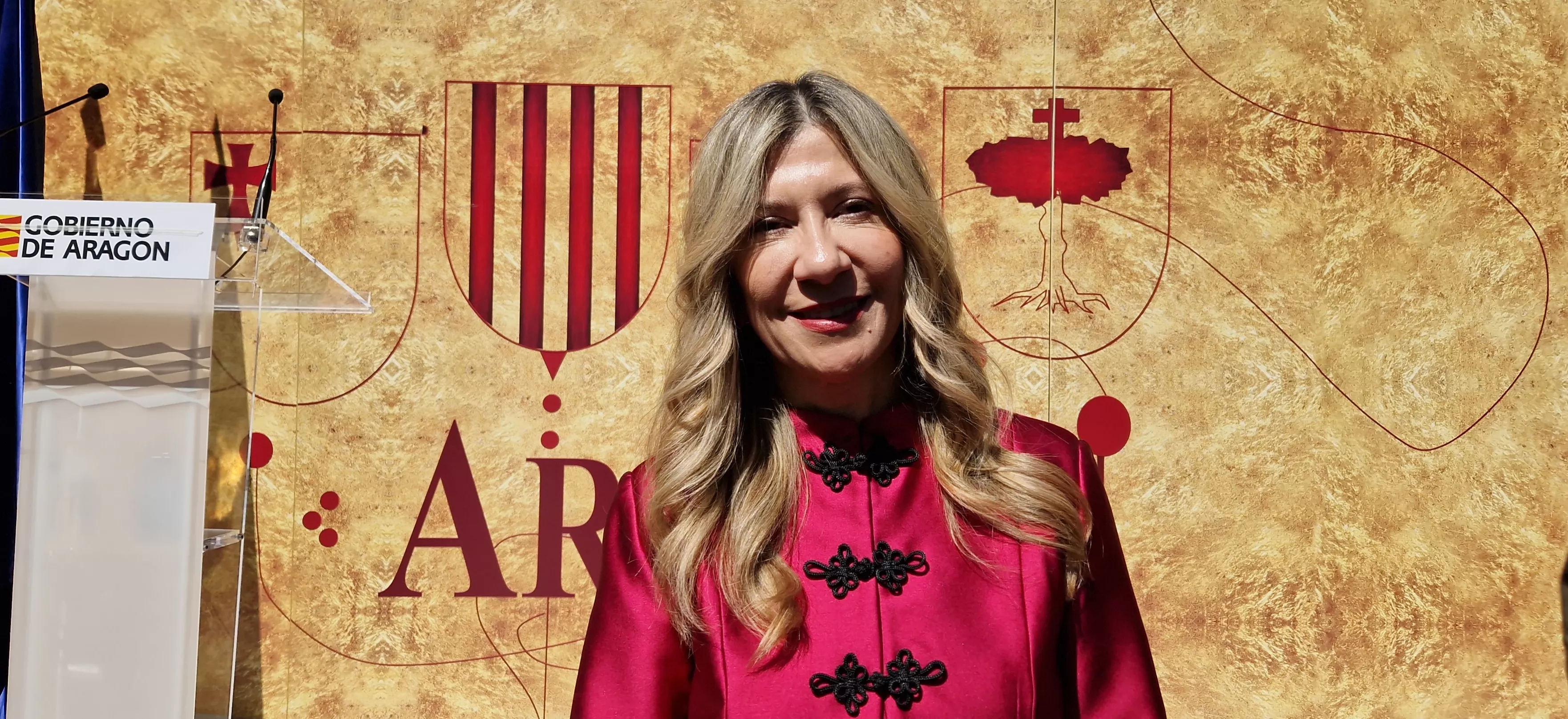 Mar Vaquero. Celebración oficial del Día de Aragón en Huesca. Foto Myriam Martínez