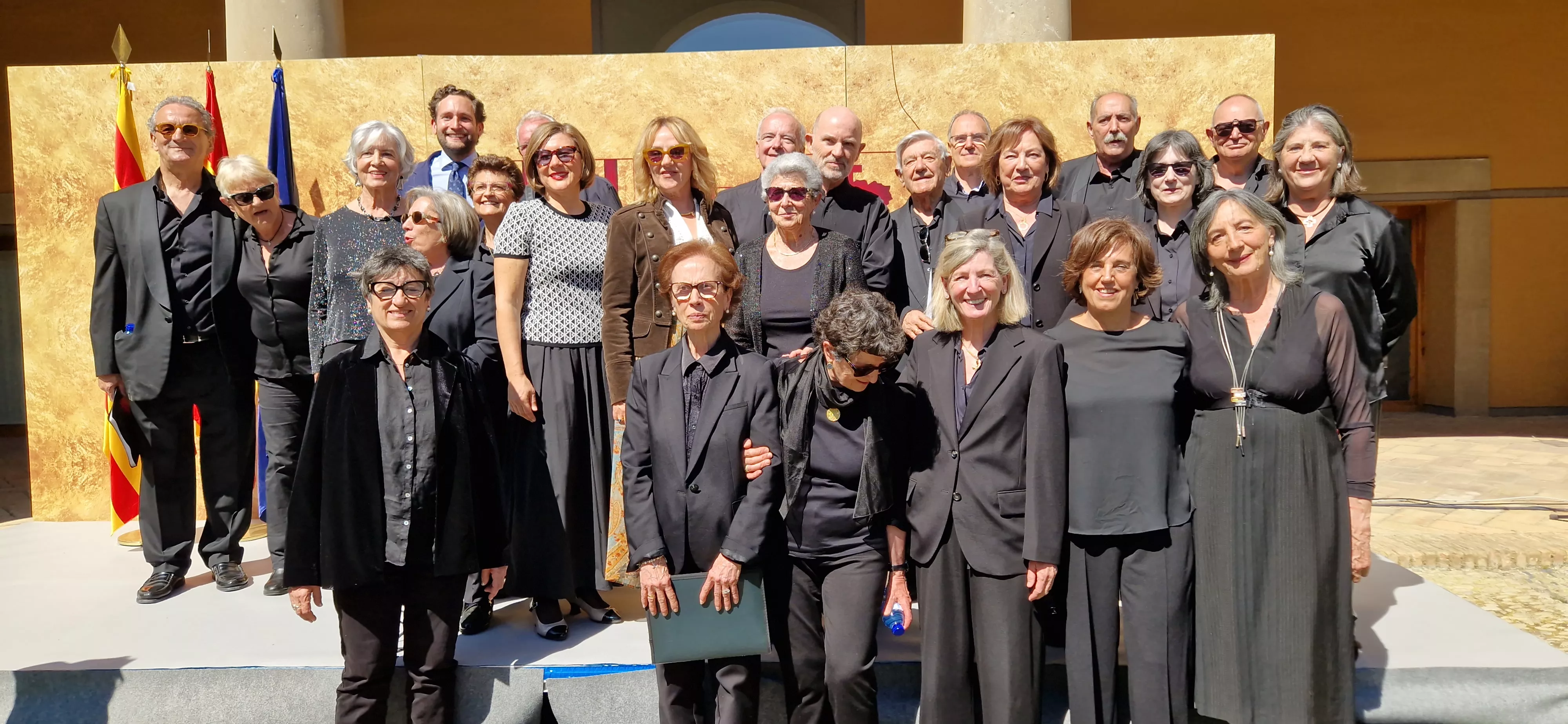 Coral Diego de Pontac. Celebración oficial del Día de Aragón en Huesca. Foto Myriam Martínez