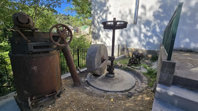 Restos de Torno en Castillazuelo dentro de Guara Somontano