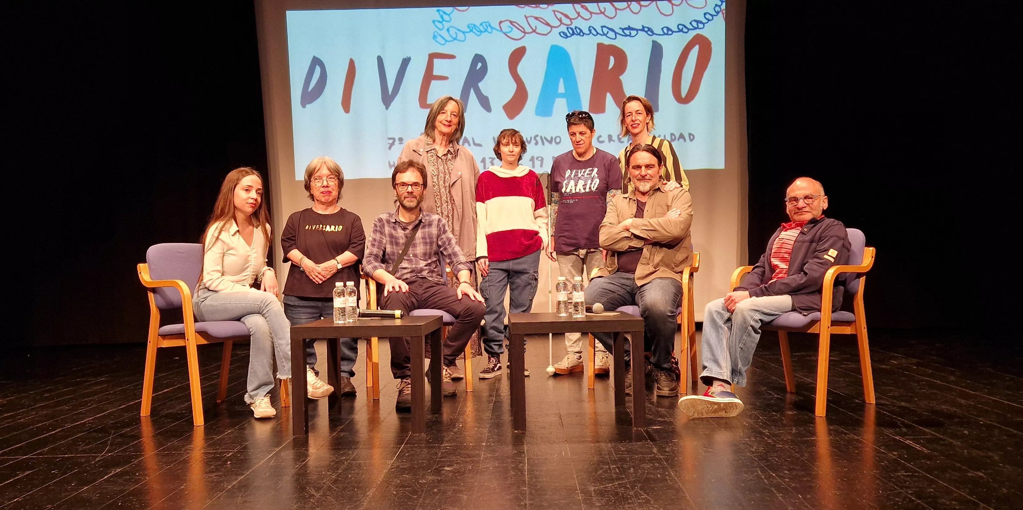  Última sesión del Taller de Cine Inclusivo de Diversario con sus protagonistas. Foto Myriam Martínez
