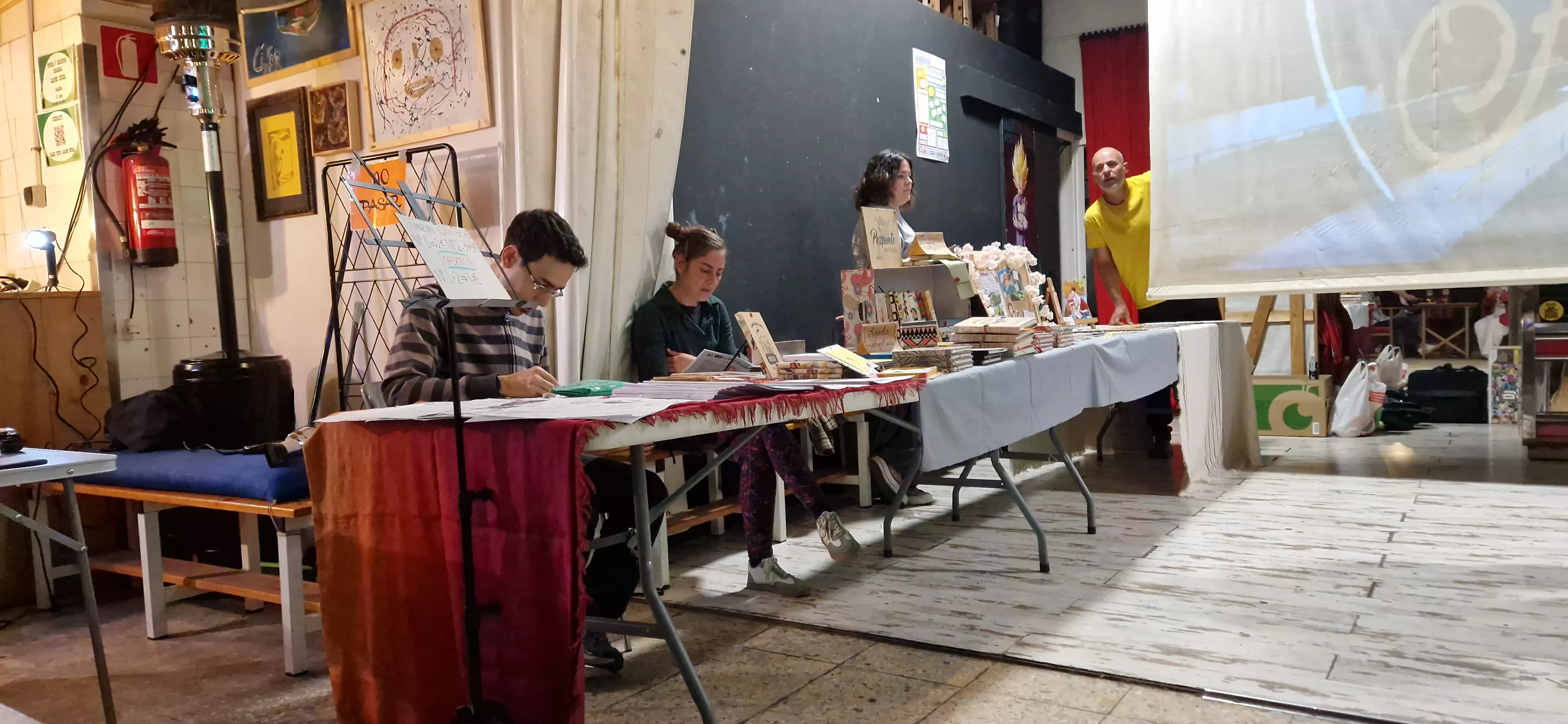 Presentación de Barriofest y Garrampa Fest en la Catalítica. Foto Myriam Martínez