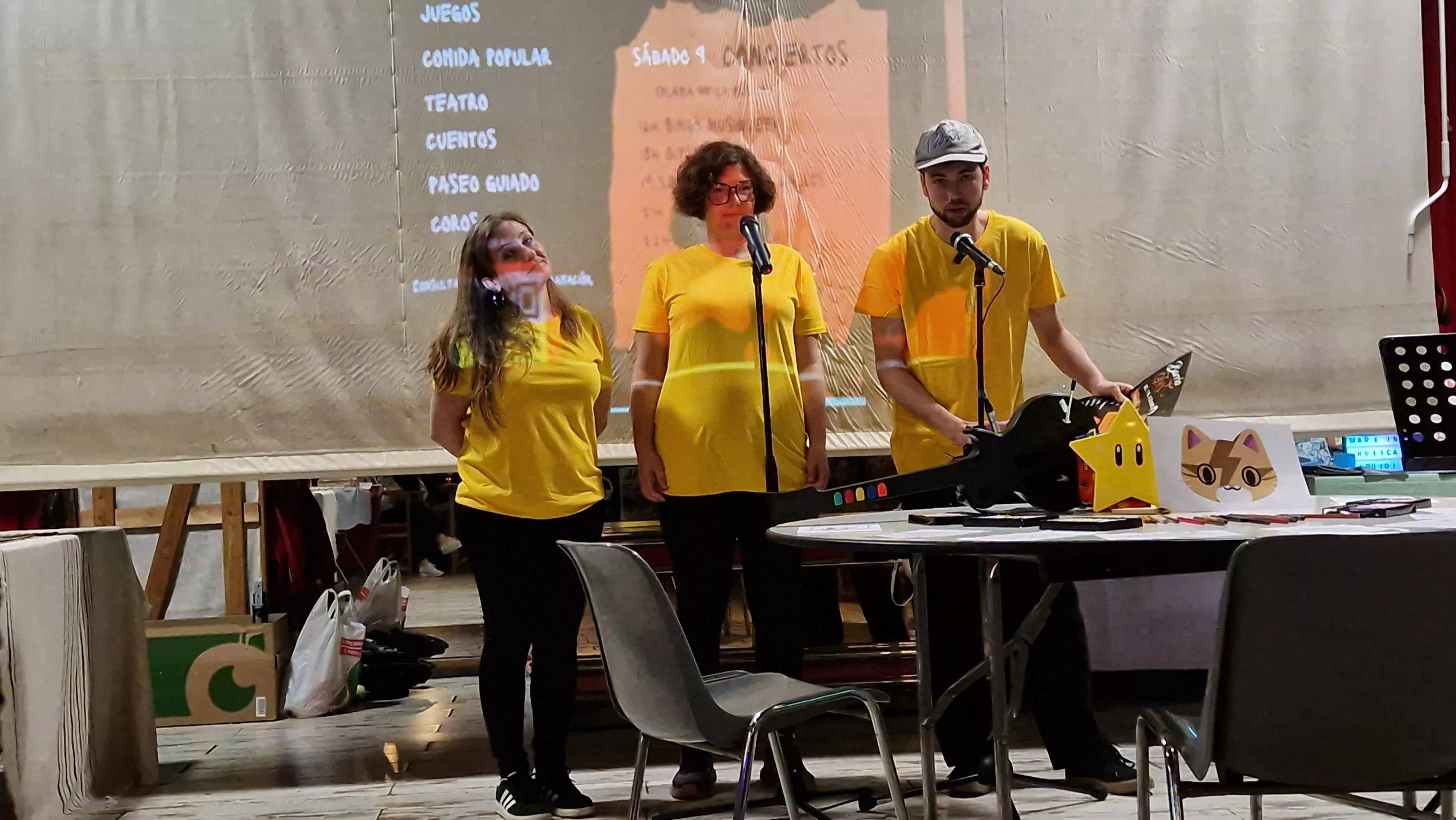 Presentación de Barriofest y Garrampa Fest en la Catalítica. Foto Myriam Martínez