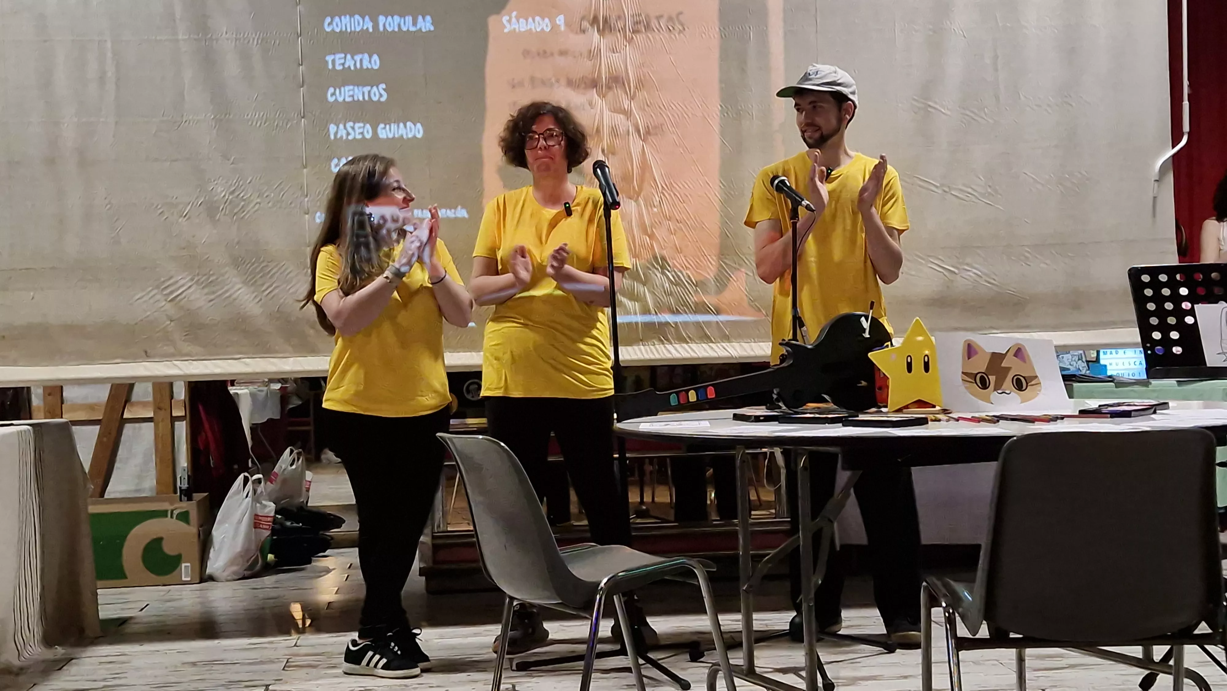 Presentación de Barriofest y Garrampa Fest en la Catalítica. Foto Myriam Martínez