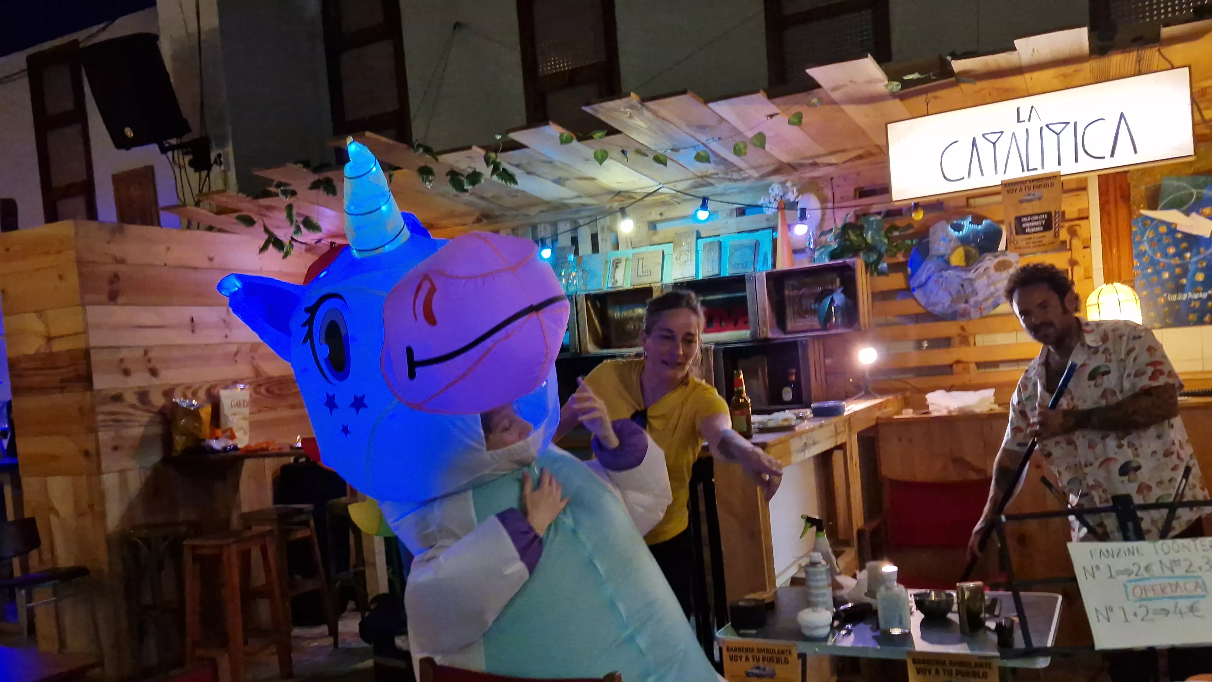 Presentación de Barriofest y Garrampa Fest en la Catalítica. Foto Myriam Martínez