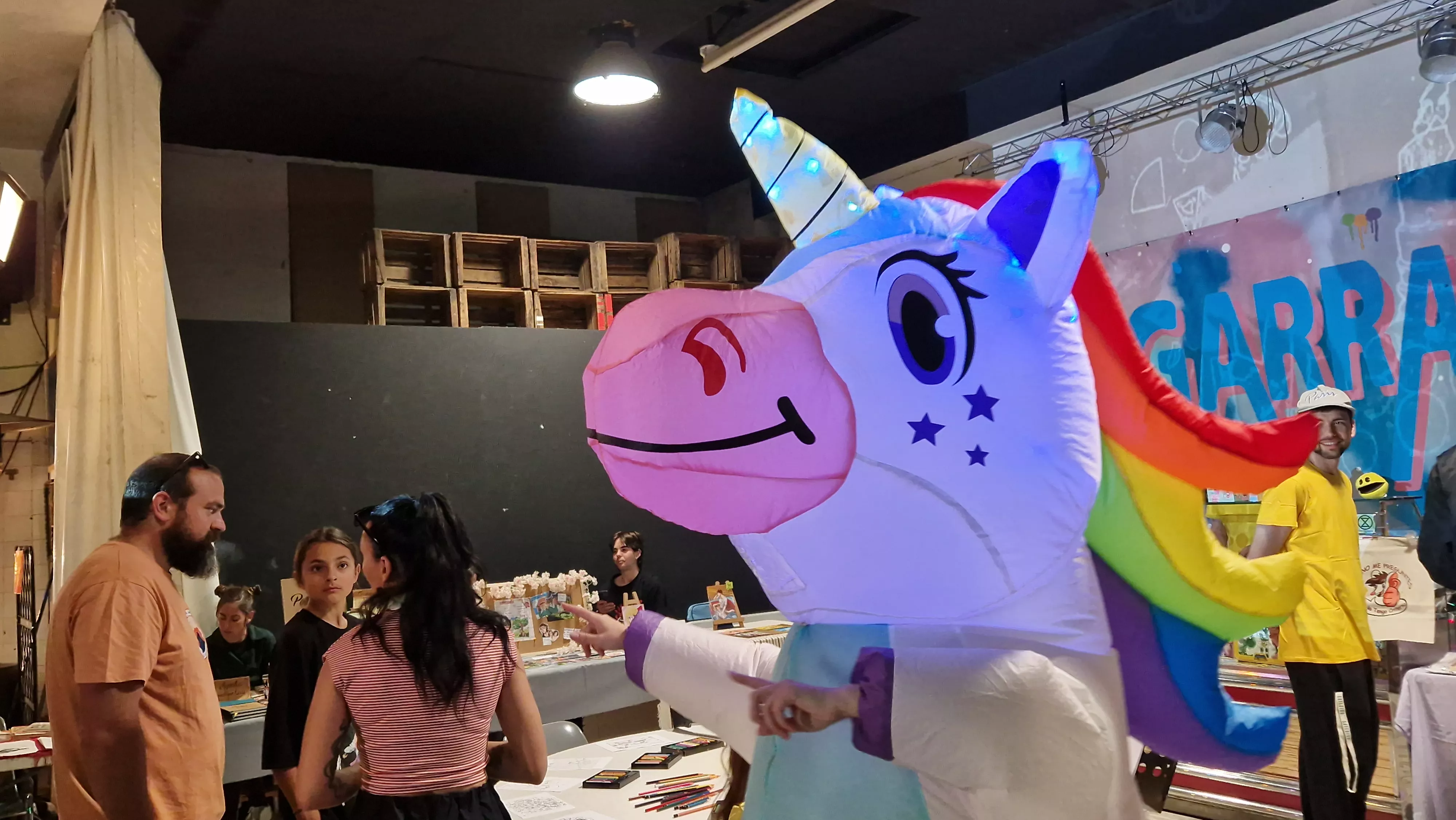 Presentación de Barriofest y Garrampa Fest en la Catalítica. Foto Myriam Martínez