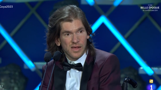 El Goya para el actor revelación lo ha conquistado Telmo Irureta