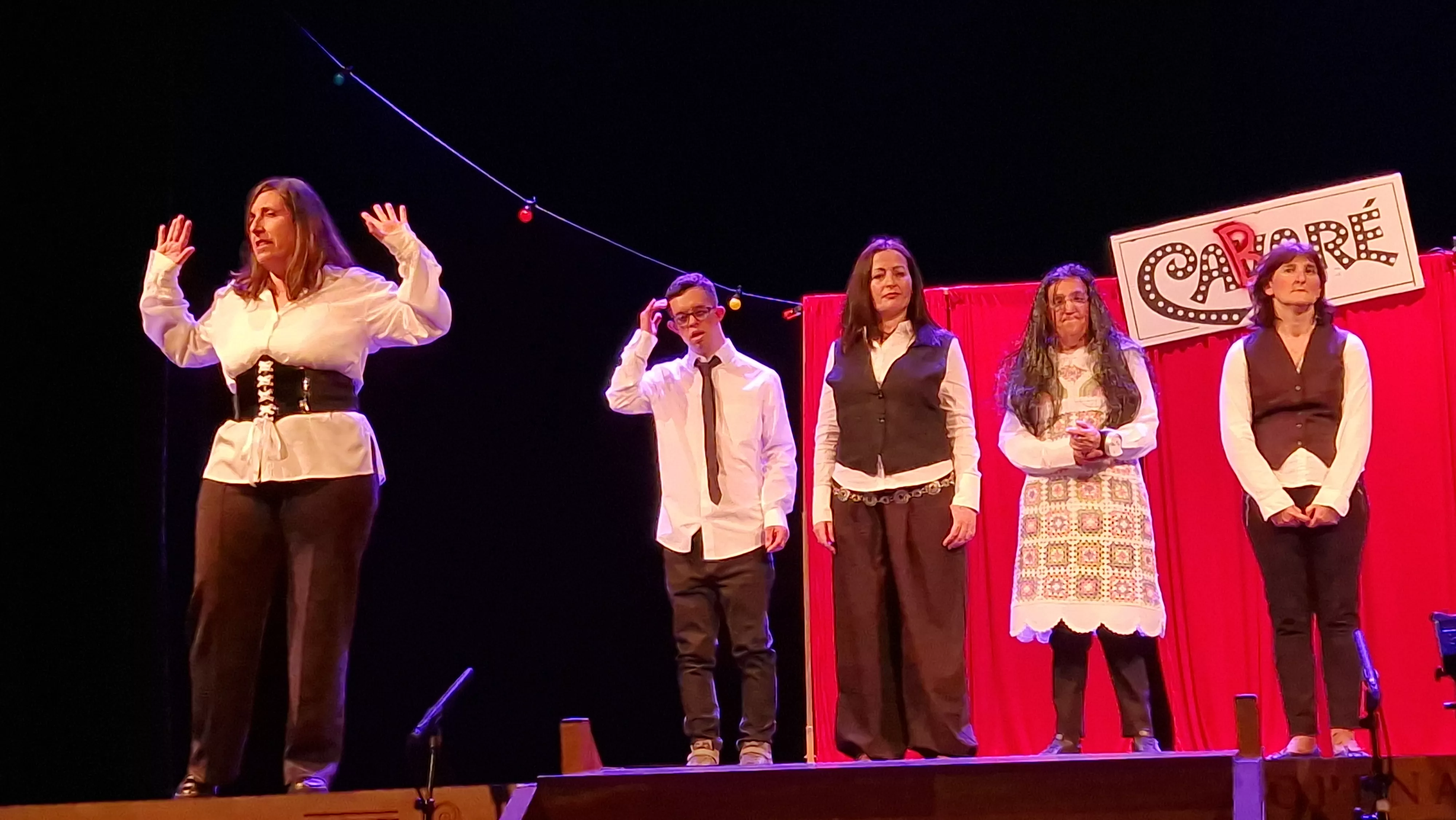 Estreno de Instrucciones para montar un cabaret en Diversario. Foto Myriam Martínez