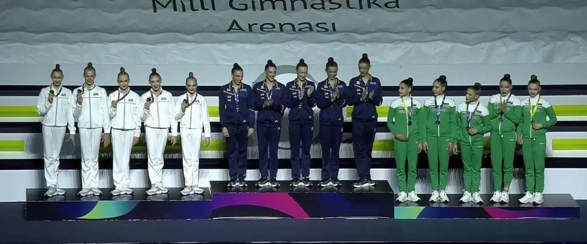 En lo más alto del podio.