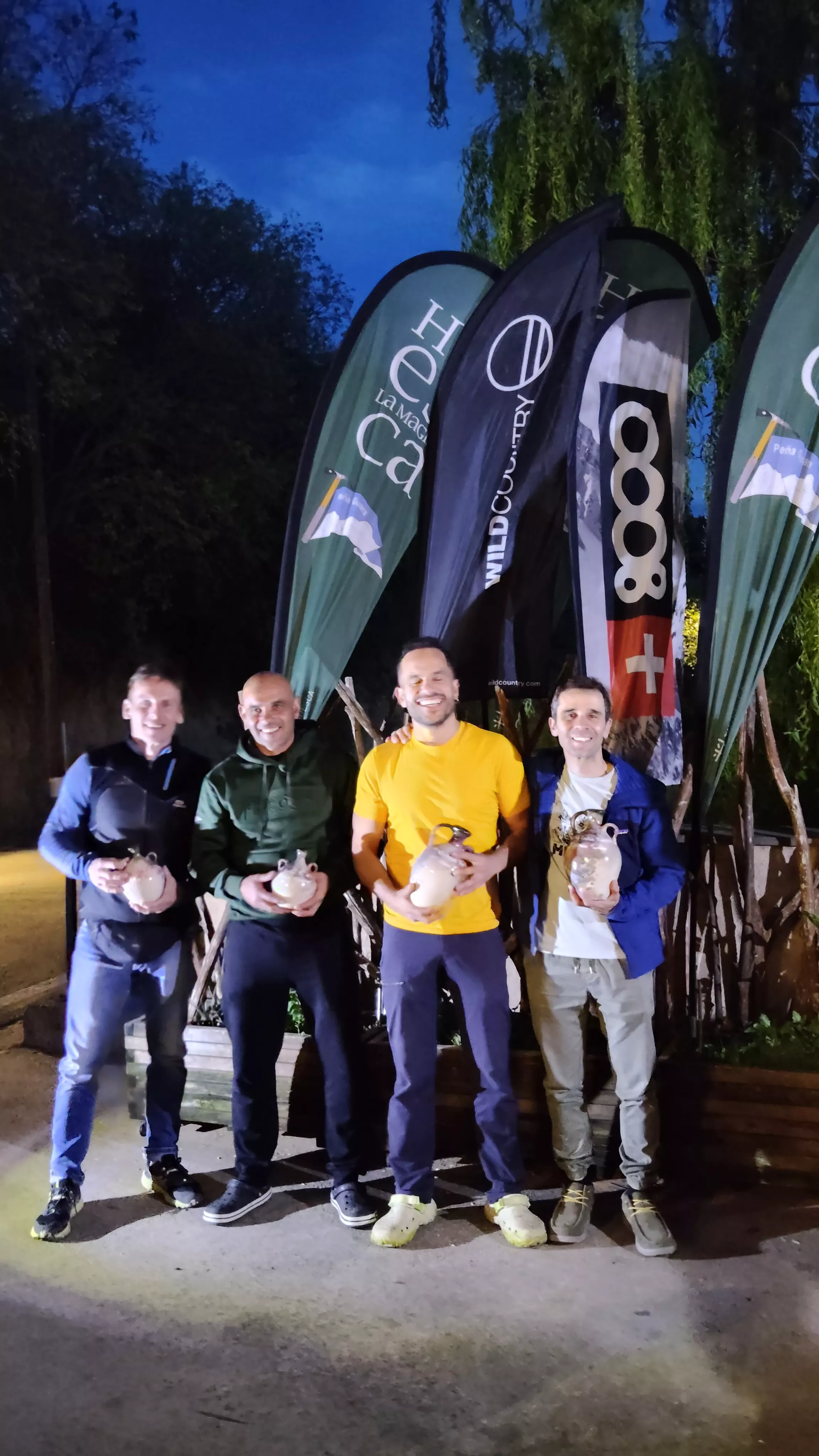 Rally de Escalada en Riglos 2026. Podio veteranos
