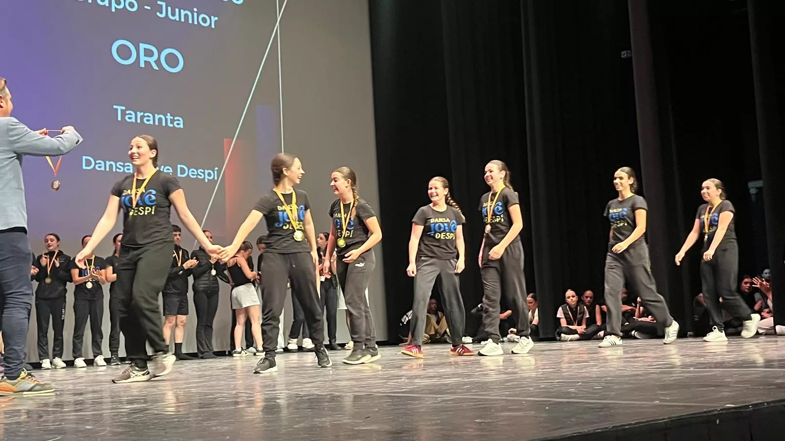 Entrega de premios del Concurso Nijinsky en su modalidad Modern. Foto Mercedes Manterola