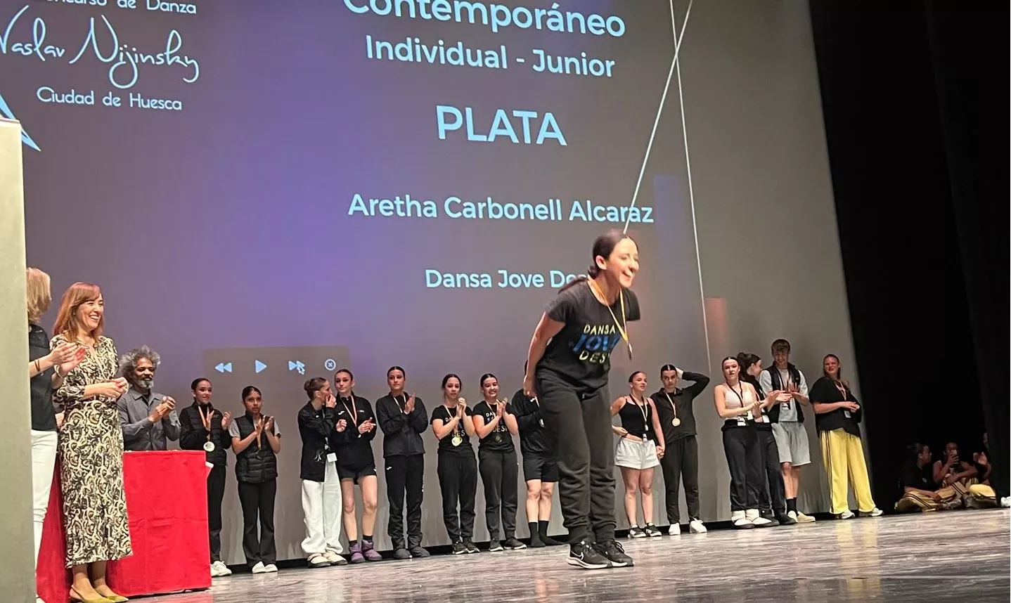 Entrega de premios del Concurso Nijinsky en su modalidad Modern. Foto Mercedes Manterola