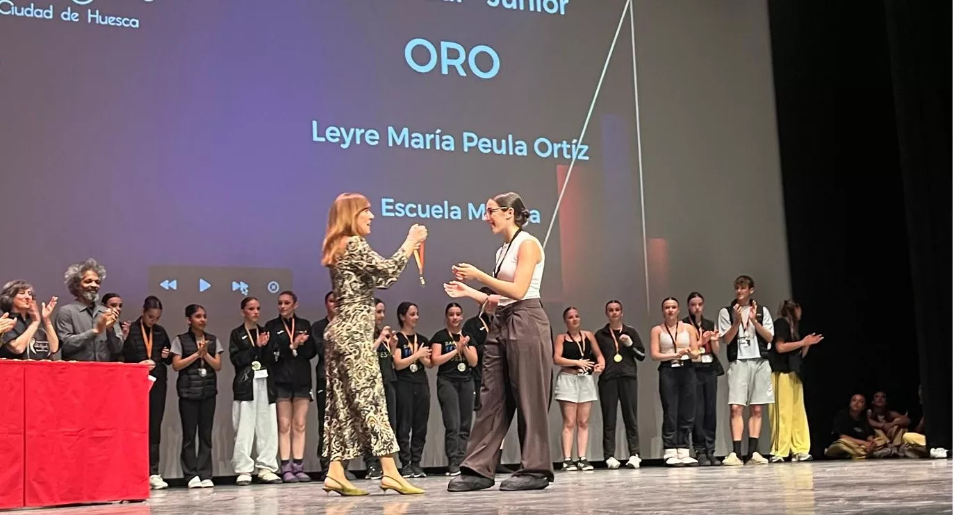 Entrega de premios del Concurso Nijinsky en su modalidad Modern. Foto Mercedes Manterola