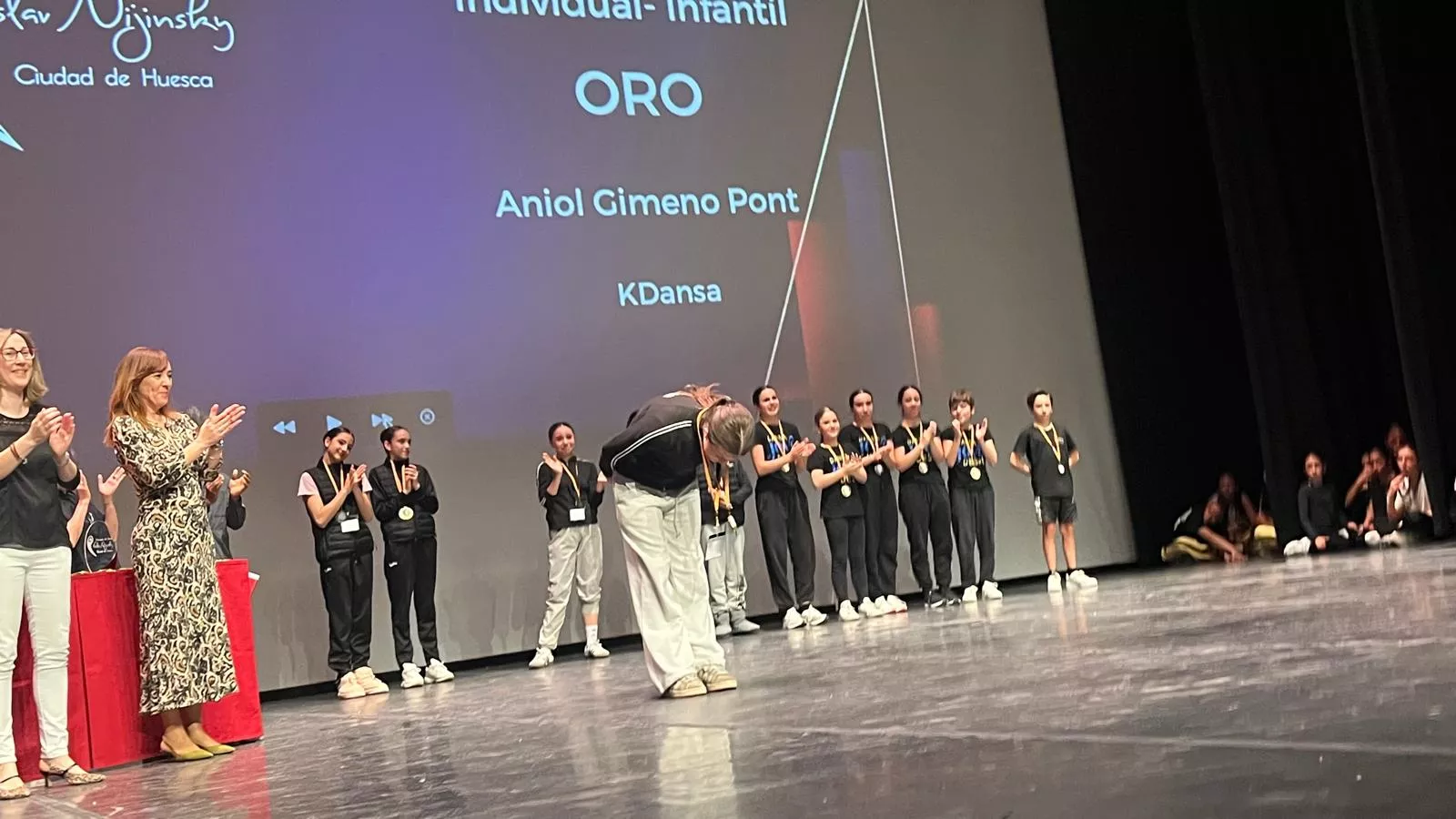 Entrega de premios del Concurso Nijinsky en su modalidad Modern. Foto Mercedes Manterola