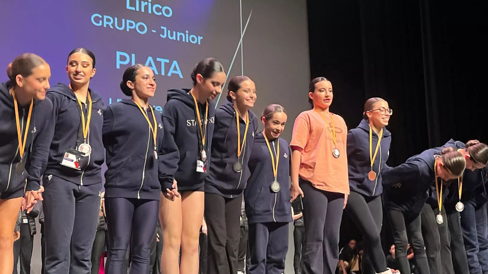 Entrega de premios del Concurso Nijinsky en su modalidad Modern. Foto Mercedes Manterola