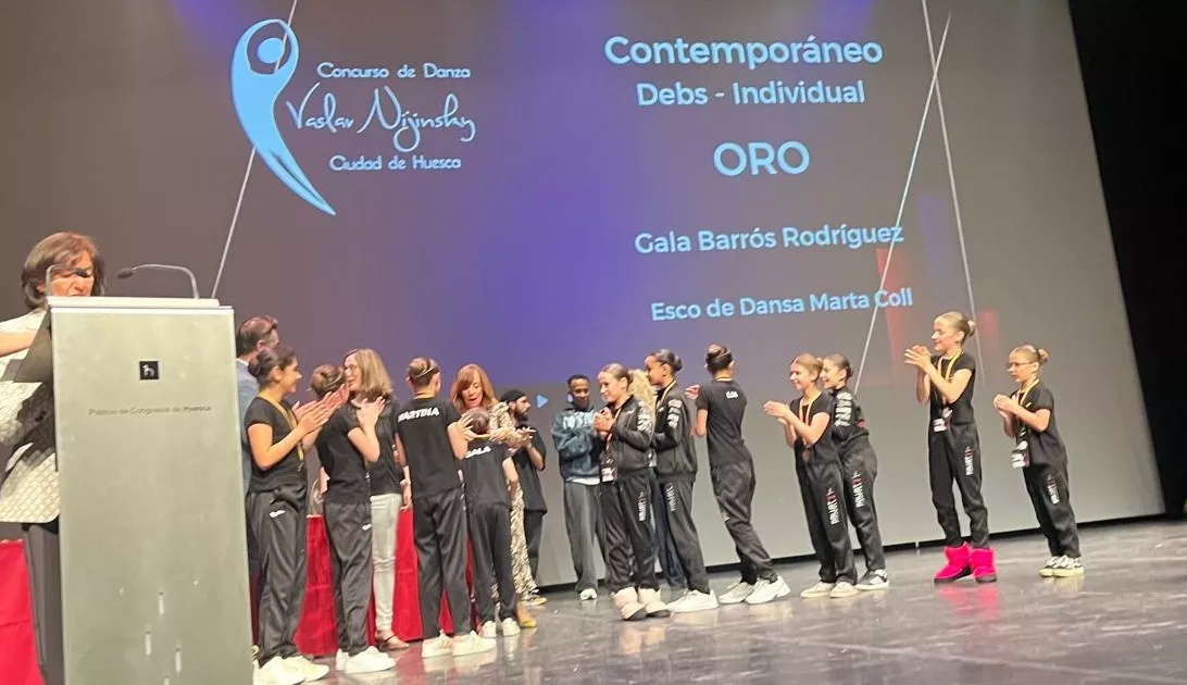 Entrega de premios del Concurso Nijinsky en su modalidad Modern. Foto Mercedes Manterola